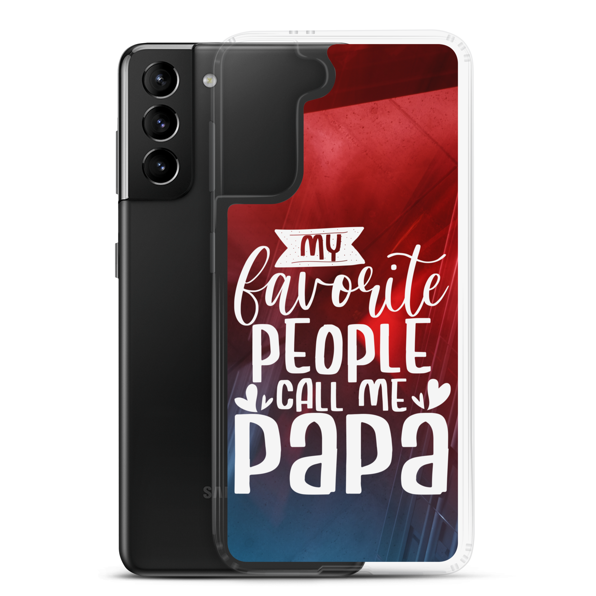 My Favorite People Call Me Papa Clear Case for Samsung®