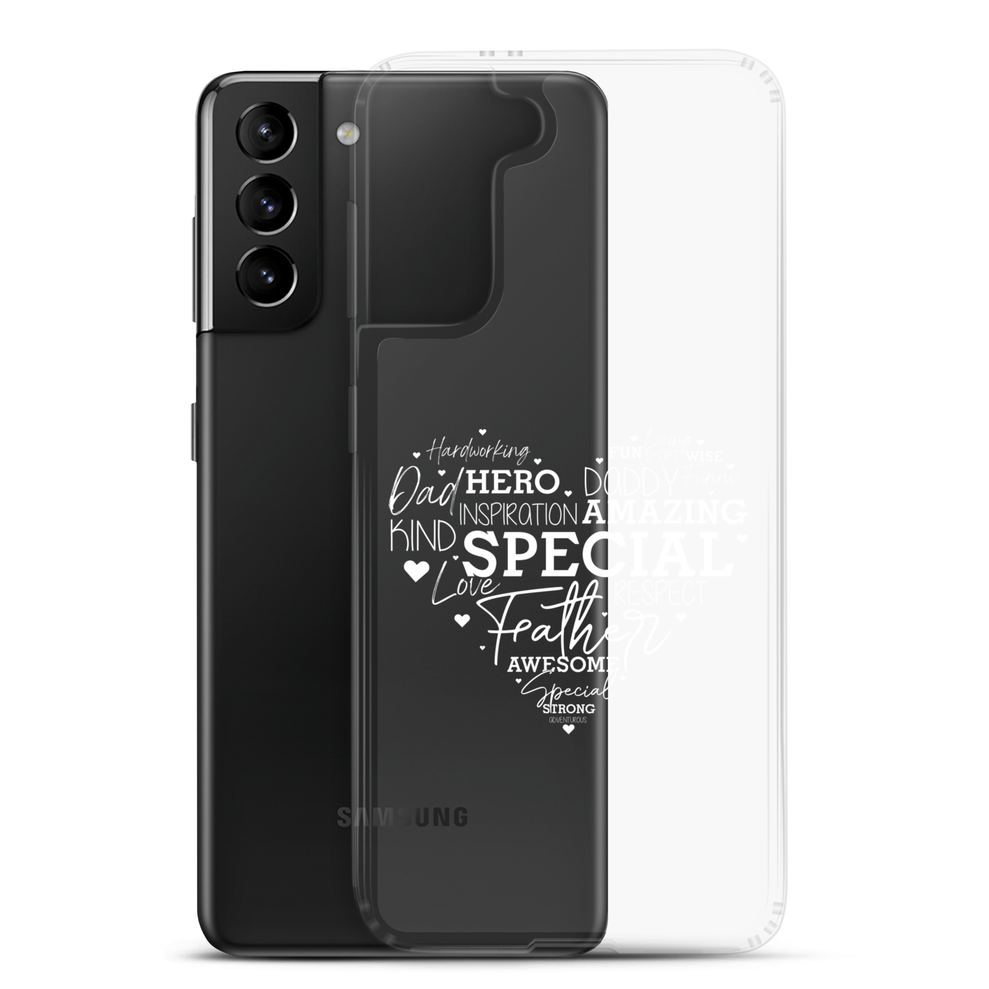 Father Special Hero Amazing Clear Case for Samsung®