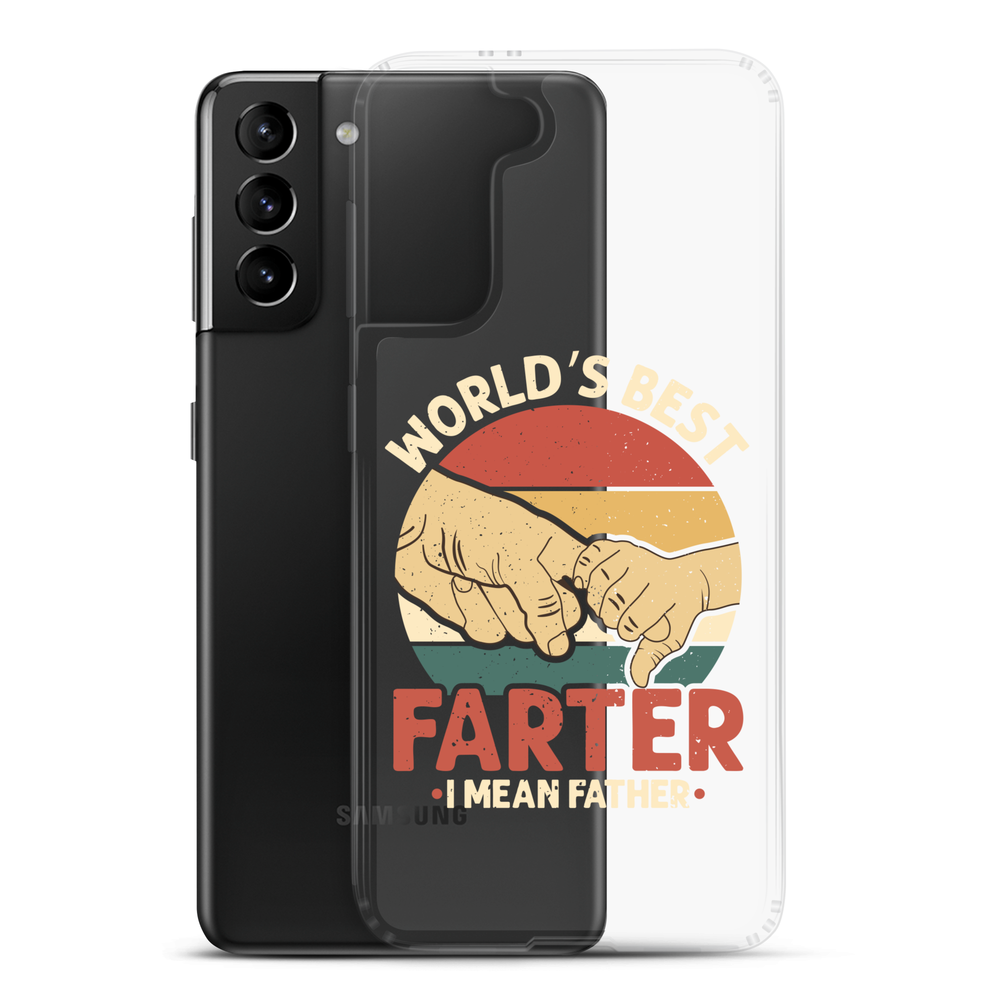 World's Best Fart I Mean Father Clear Case for Samsung®