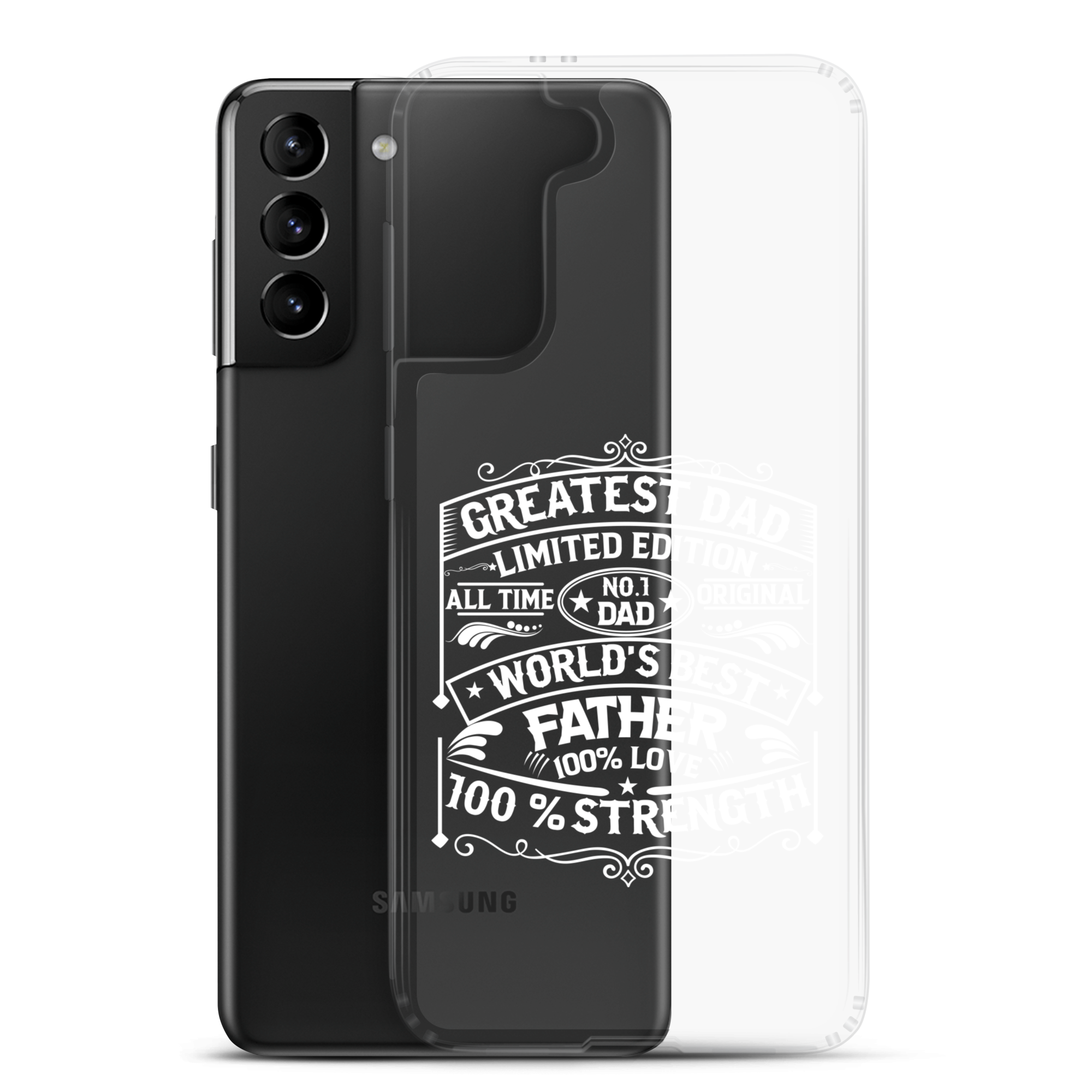 Greatest Dad Limited Edition All Time Clear Case for Samsung®