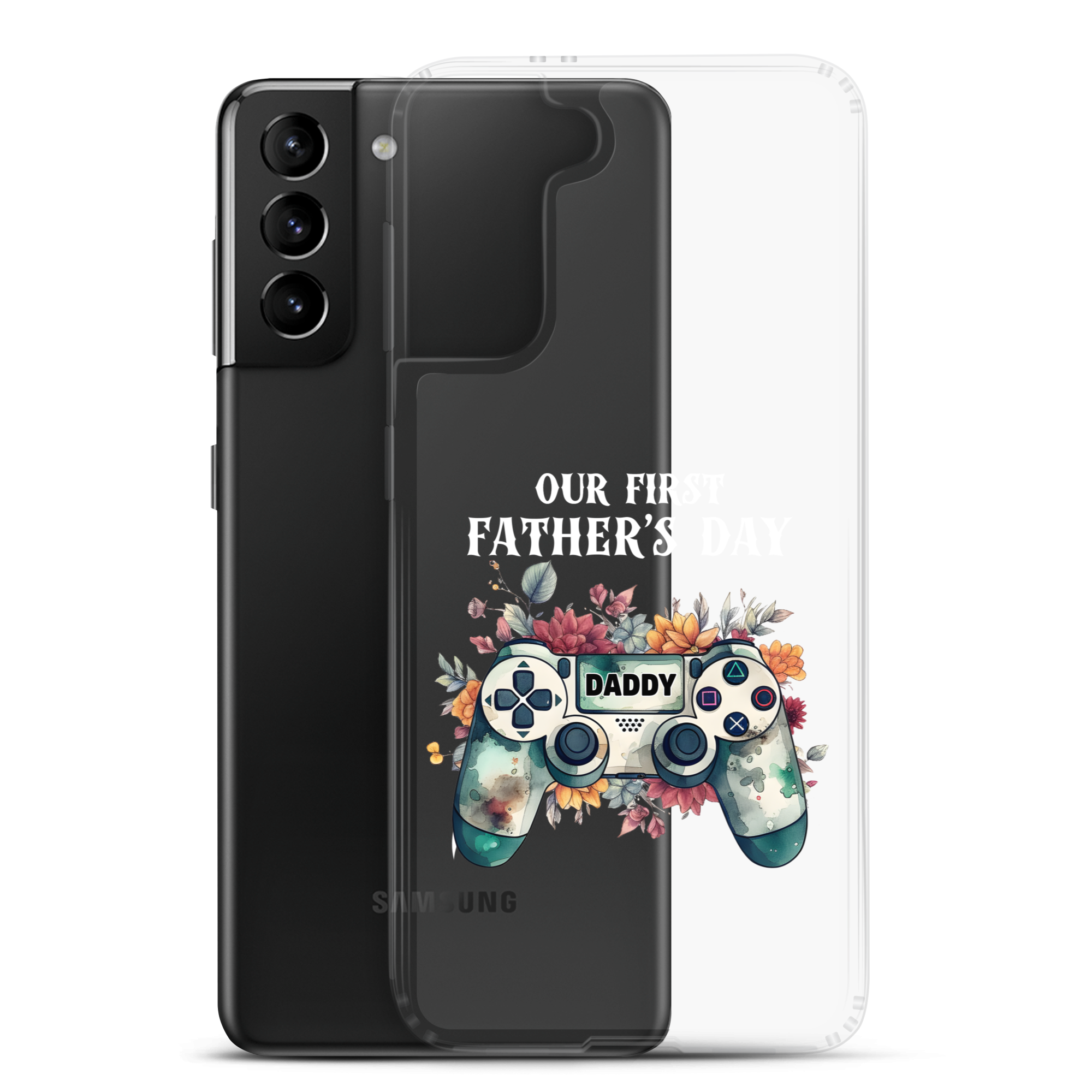 Our First Father's day Clear Case for Samsung®