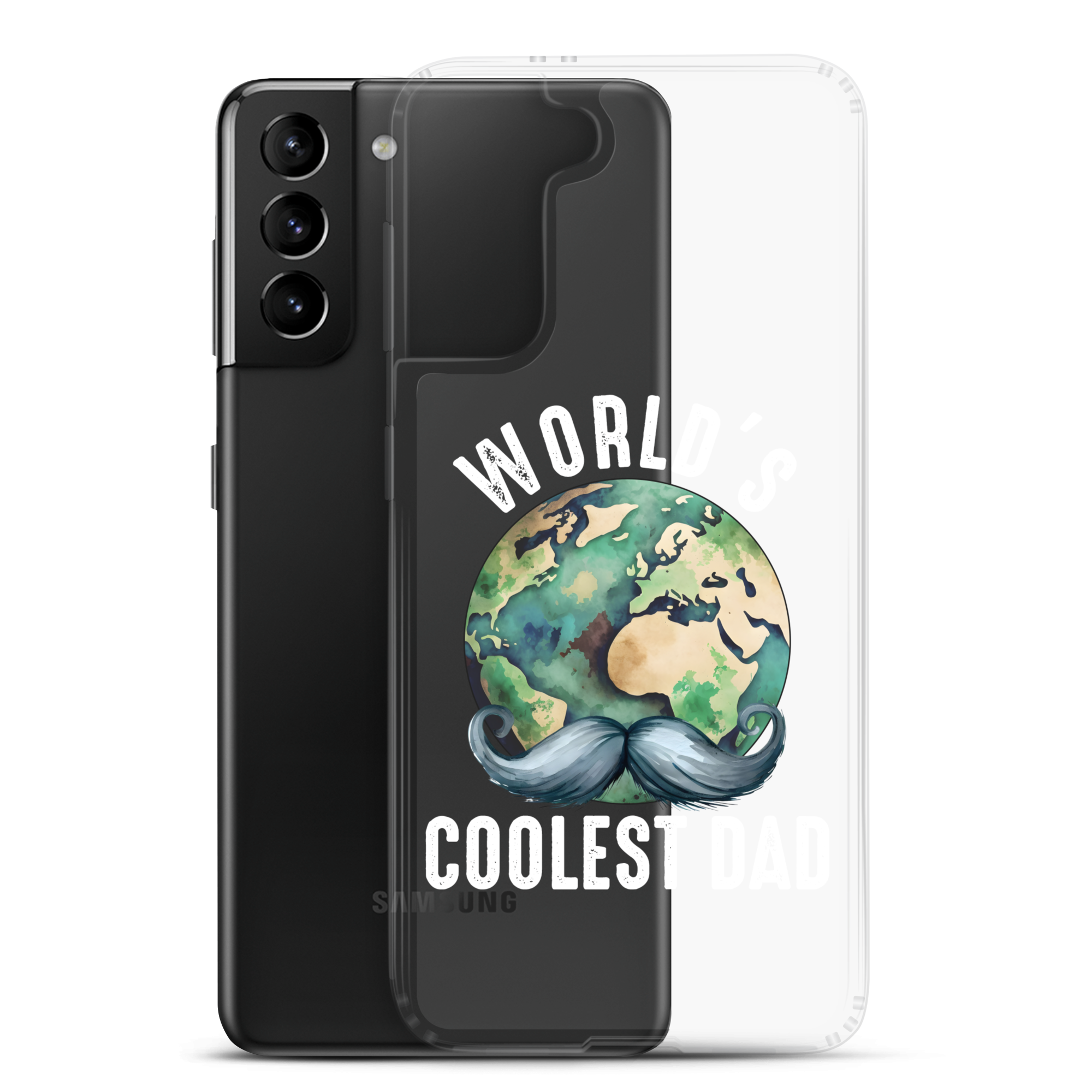 World's Coolest Dad Clear Case for Samsung®