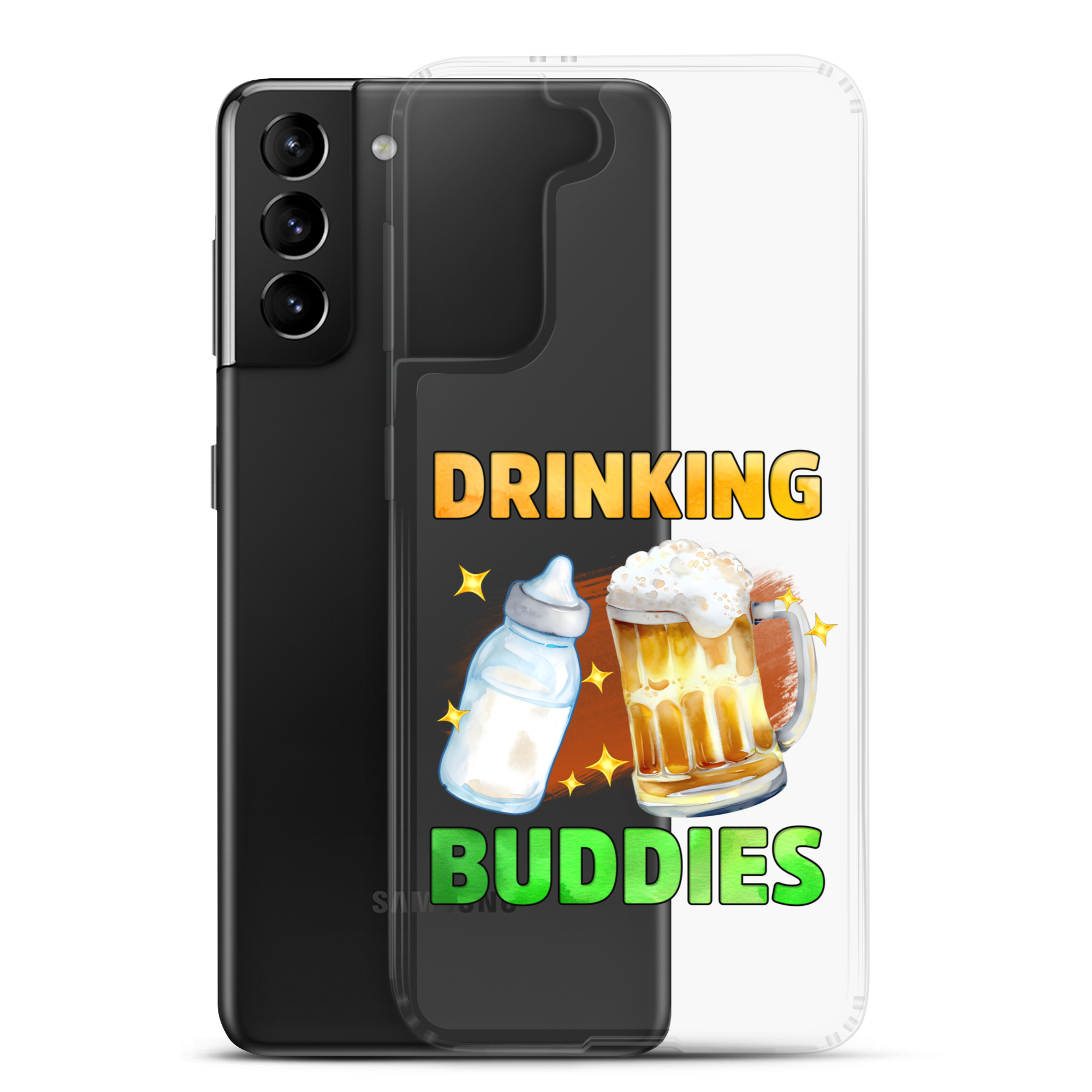 Drinking Buddies Clear Case for Samsung®