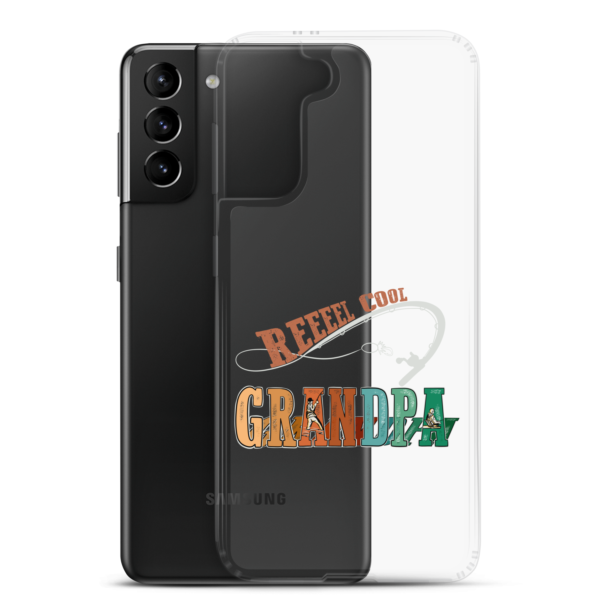 Reel Cool Grandpa Clear Case for Samsung®