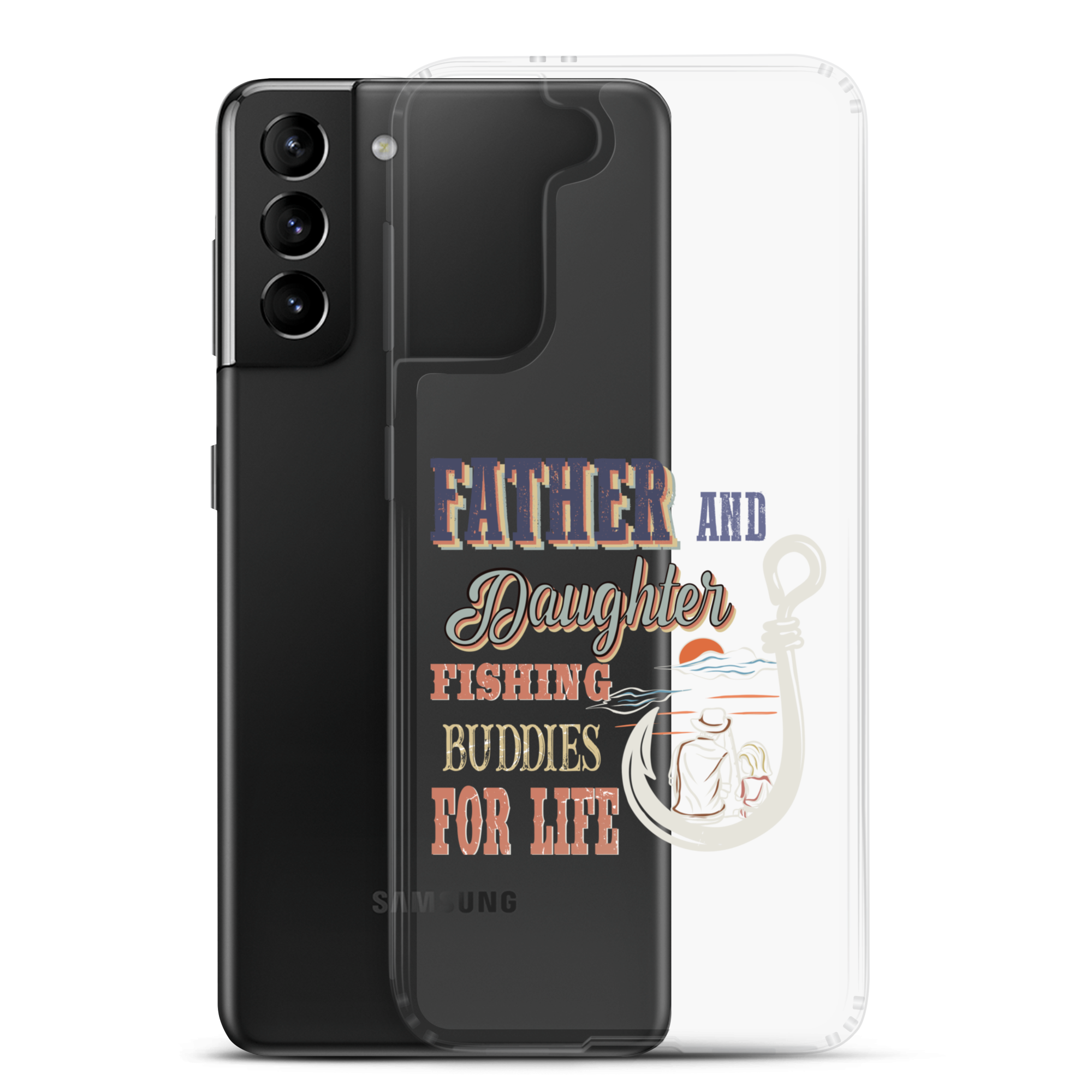 Father And Daughter Fishing Buddies For Life Clear Case for Samsung®