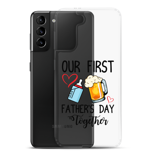 Our First Father's Day Together Clear Case for Samsung®