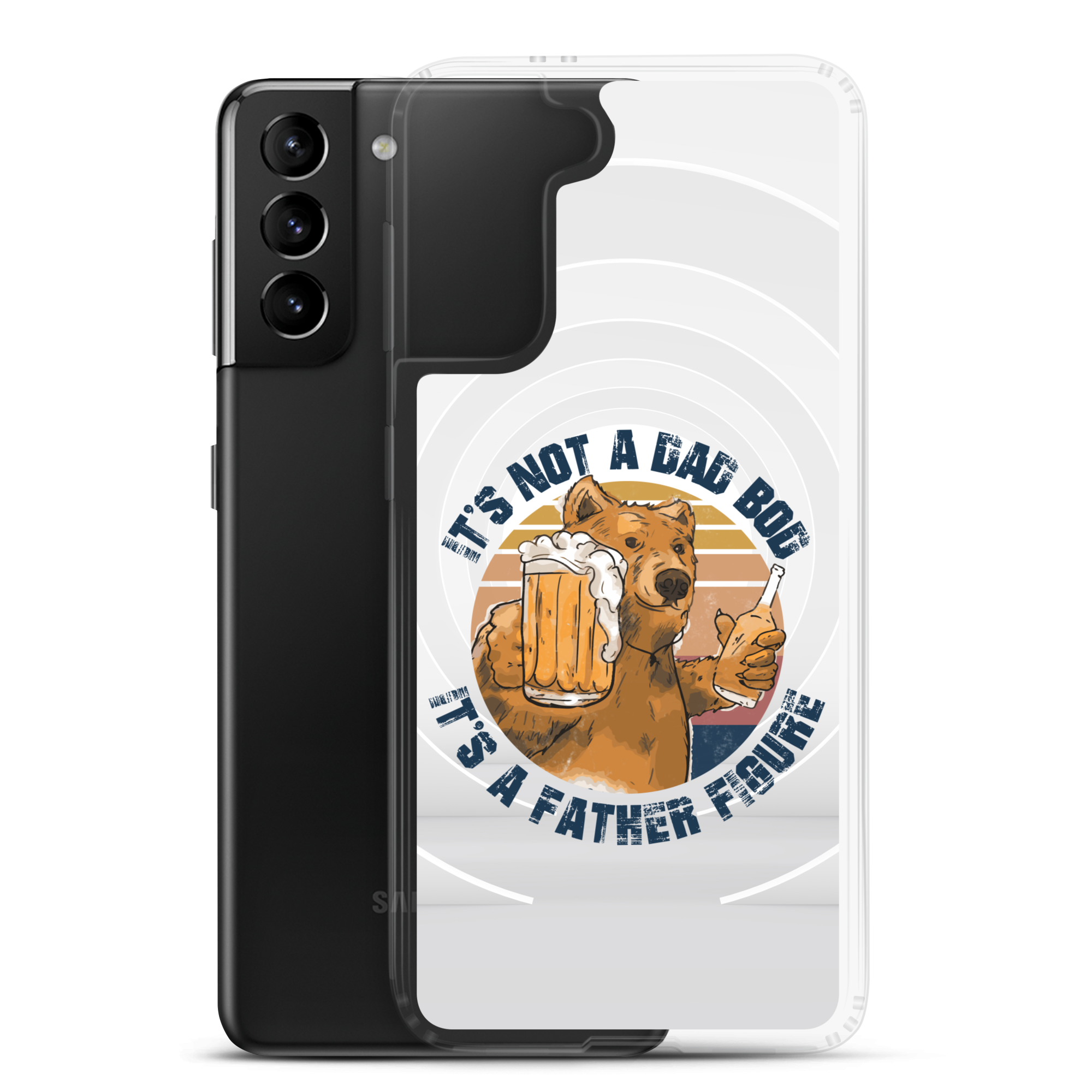 It's Not A Bod Dad It's A Father Figure Clear Case for Samsung®