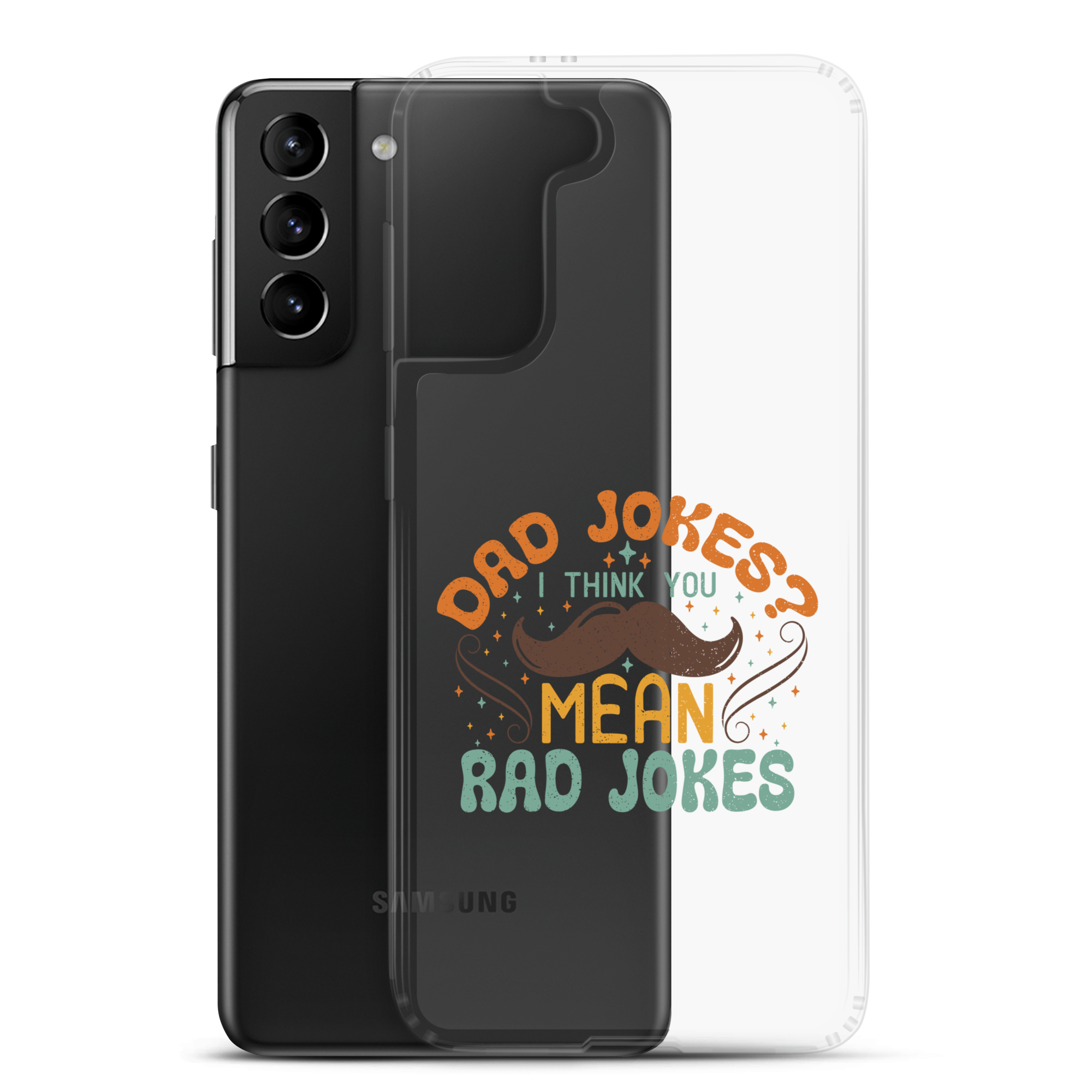 Dad Jokes I Think You Mean You Mean Rad Jokes Clear Case for Samsung®