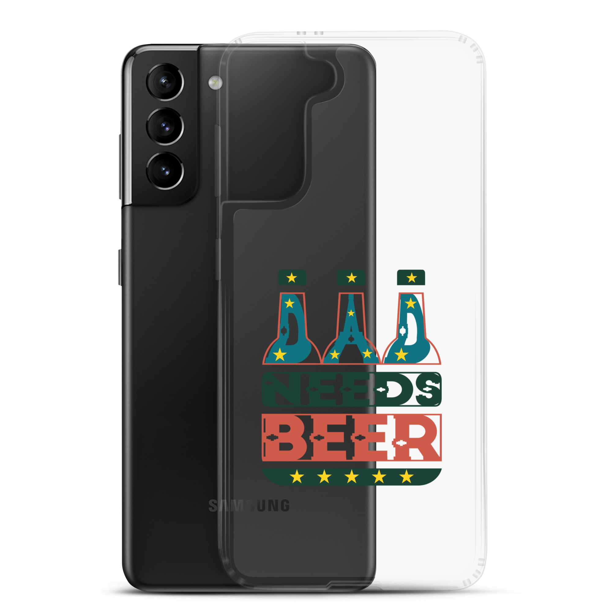 Dad Needs Beer Clear Case for Samsung®