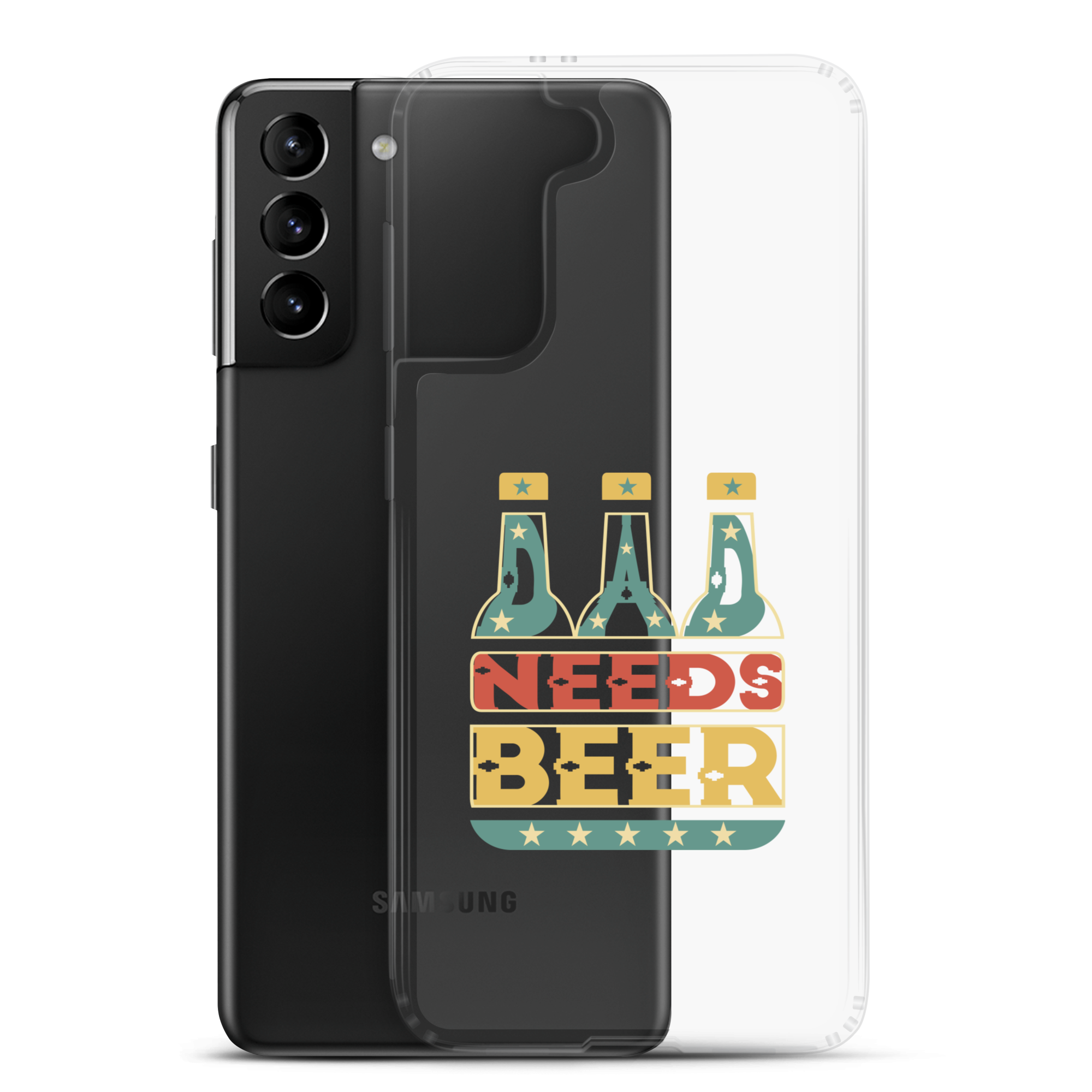 Dad Needs Beer Clear Case for Samsung®