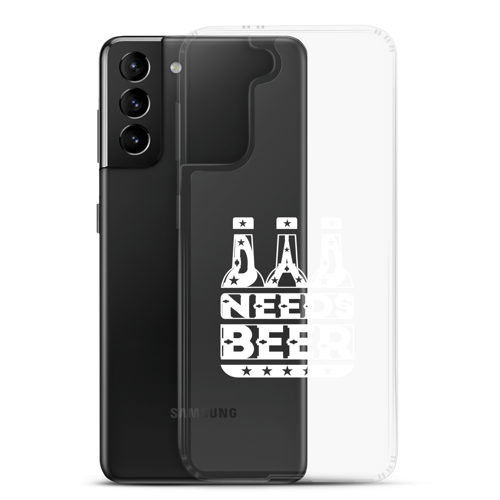 Dad Needs Beer Clear Case for Samsung®