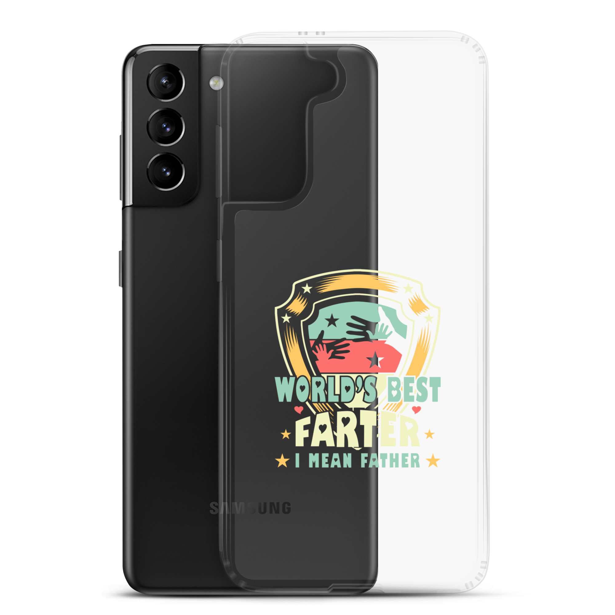 World's Best Farter I Mean Father Clear Case for Samsung®