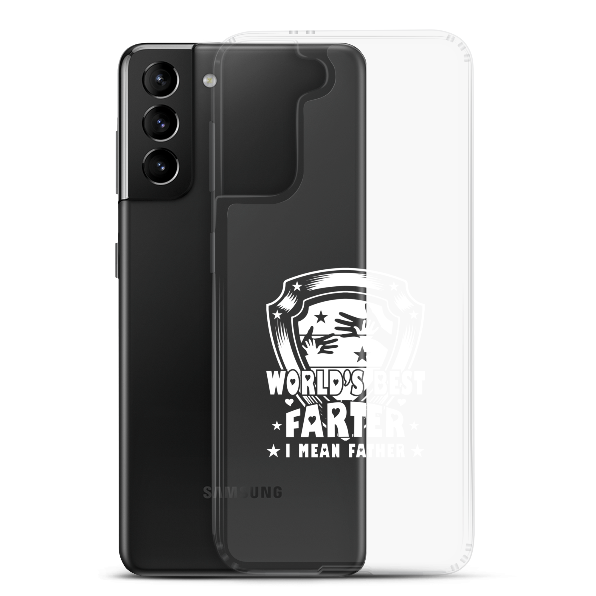 World's Best Farter I Mean Father Clear Case for Samsung®