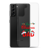 First Christmas As A Dad Clear Case for Samsung®