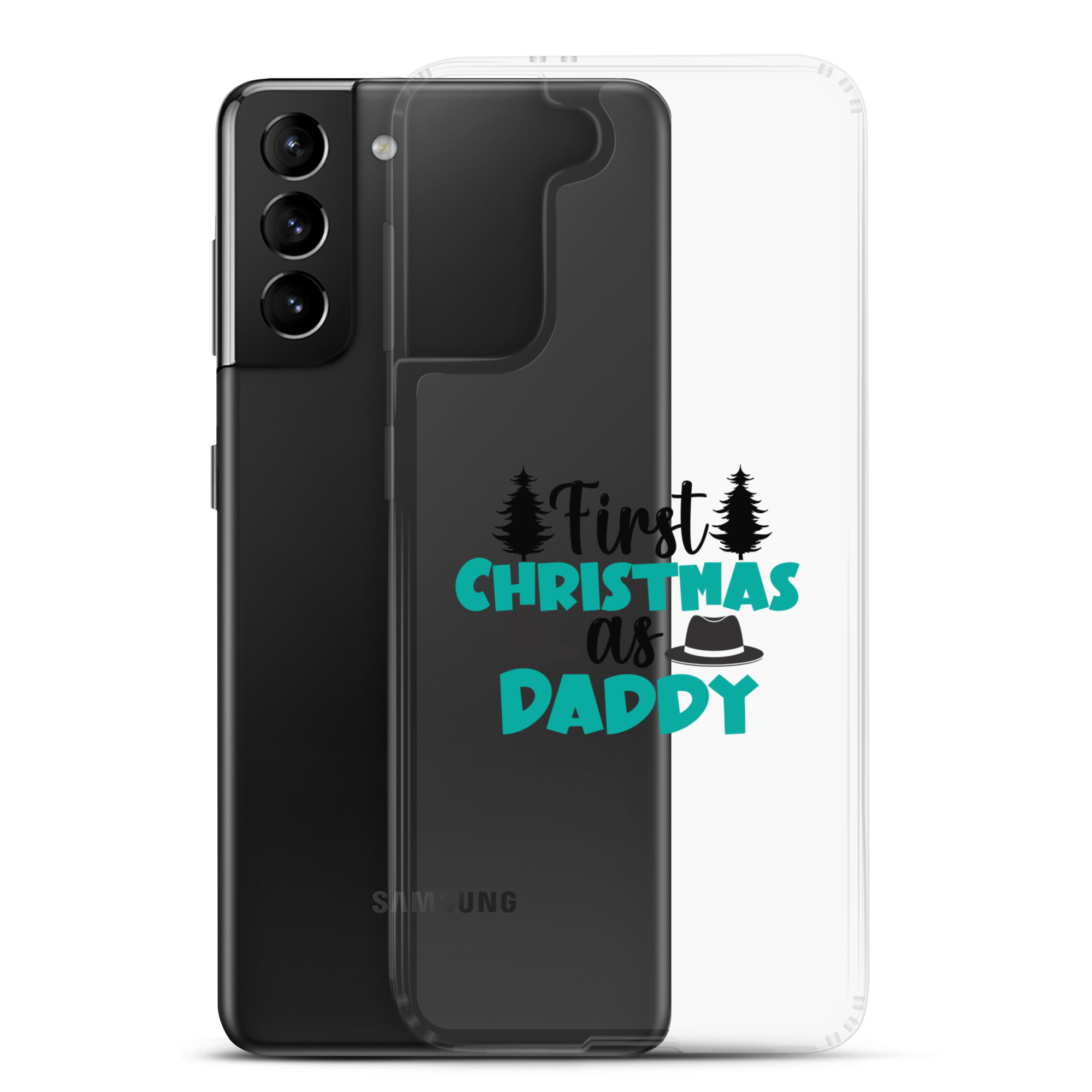 First Christmas As Daddy Clear Case for Samsung®