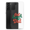 First Christmas As Dad Clear Case for Samsung®