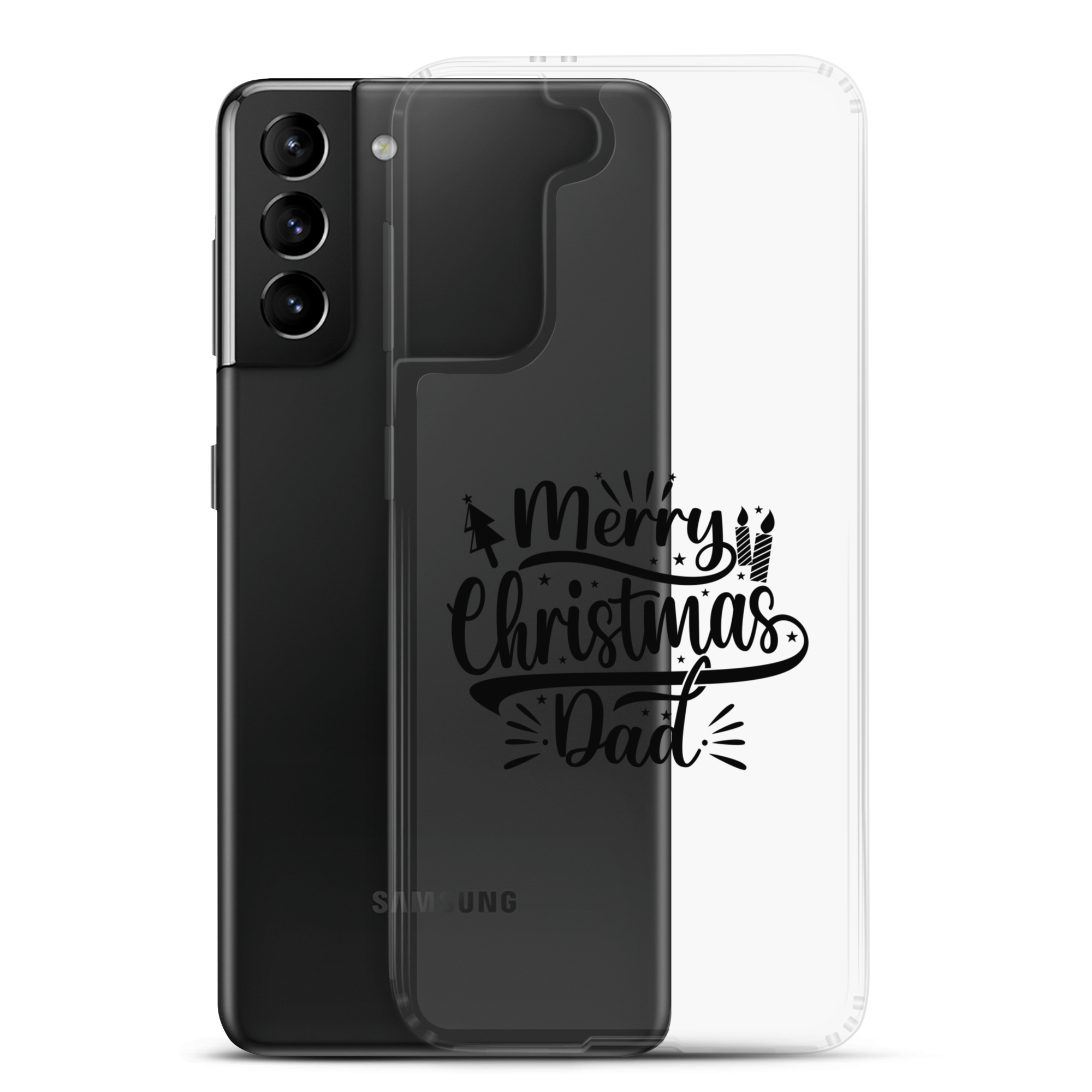 Merry Christmas Dad Clear Case for Samsung®