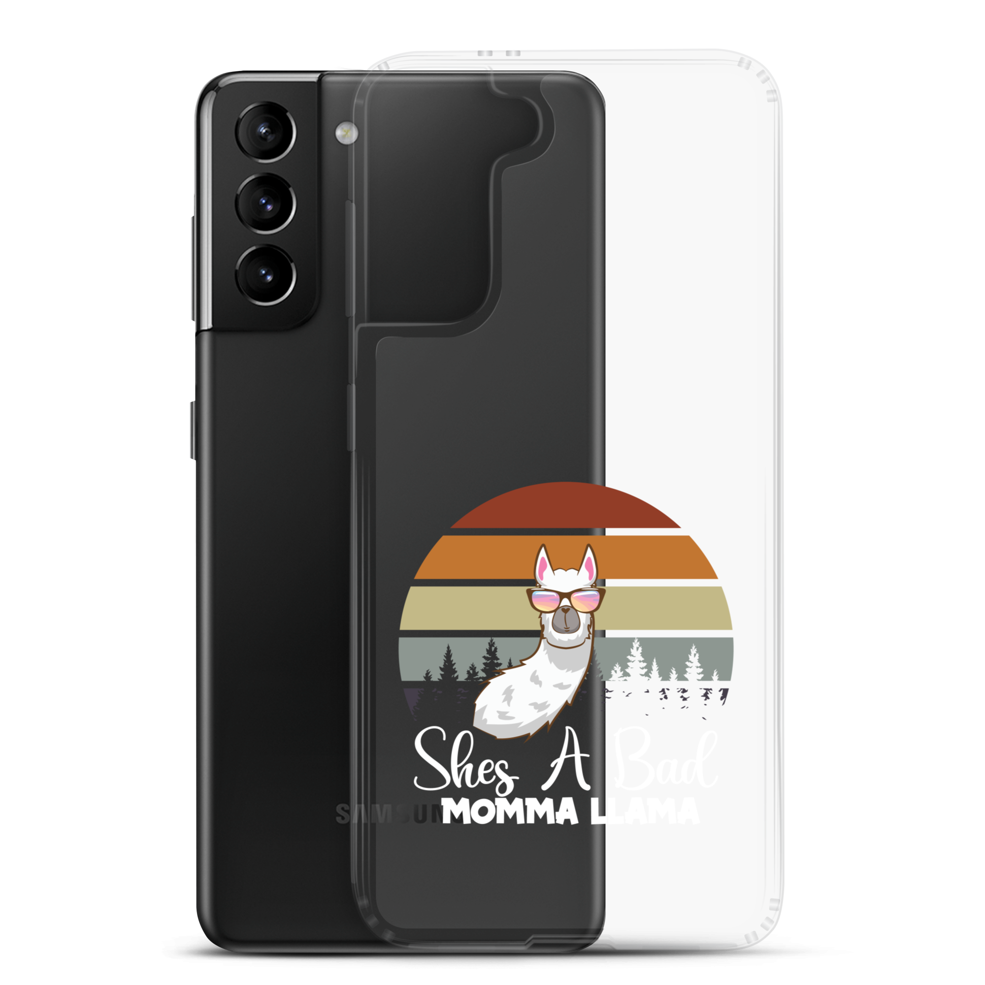 She's A Bad Momma Llama Clear Case for Samsung®