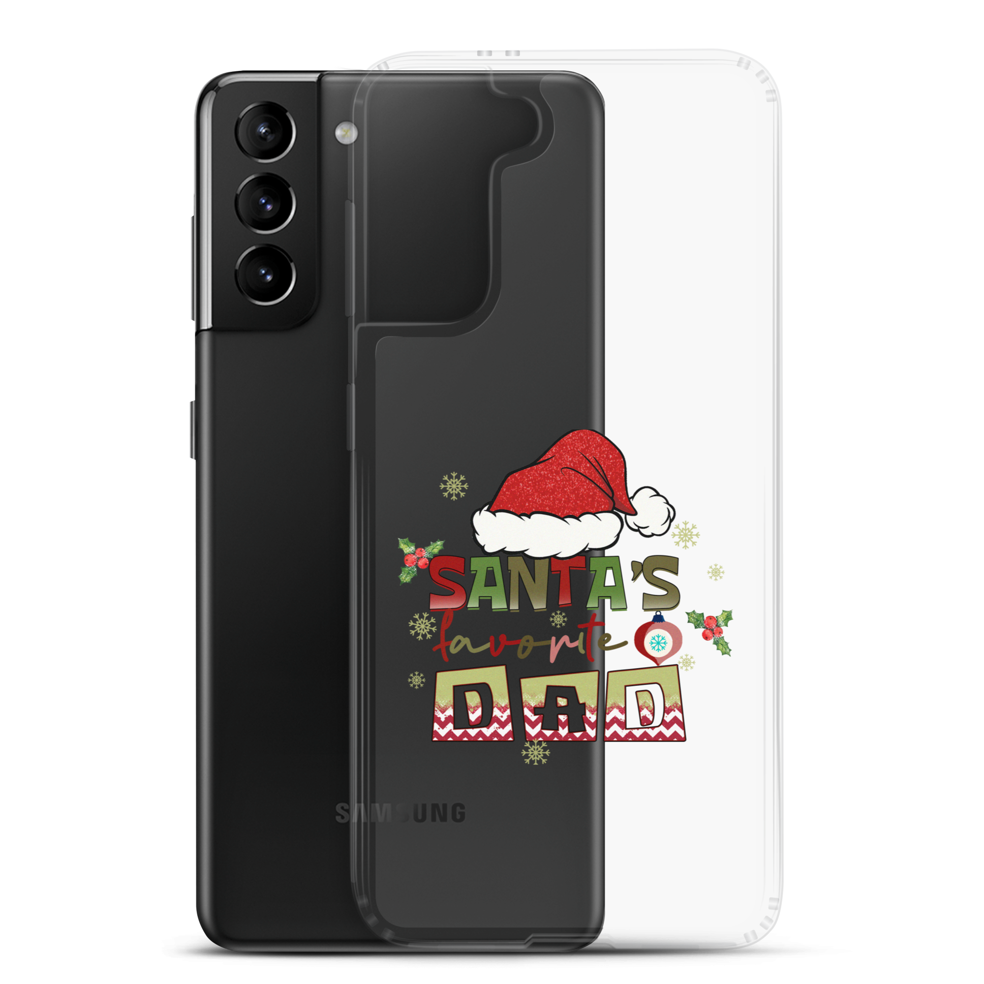 Santa's Favorite Dad Clear Case for Samsung®