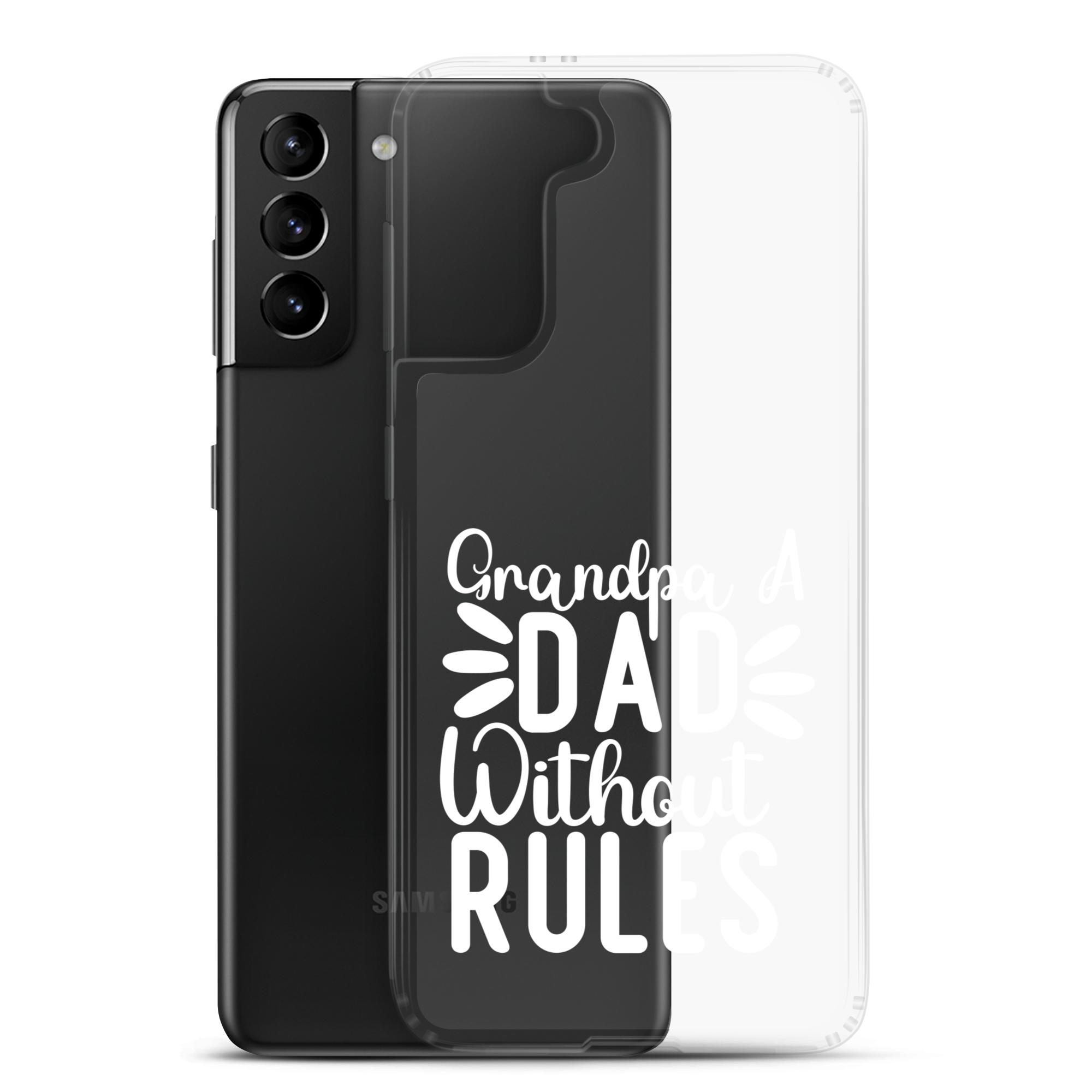 Grandpa A Dad Without Rules Clear Clear Case for Samsung®