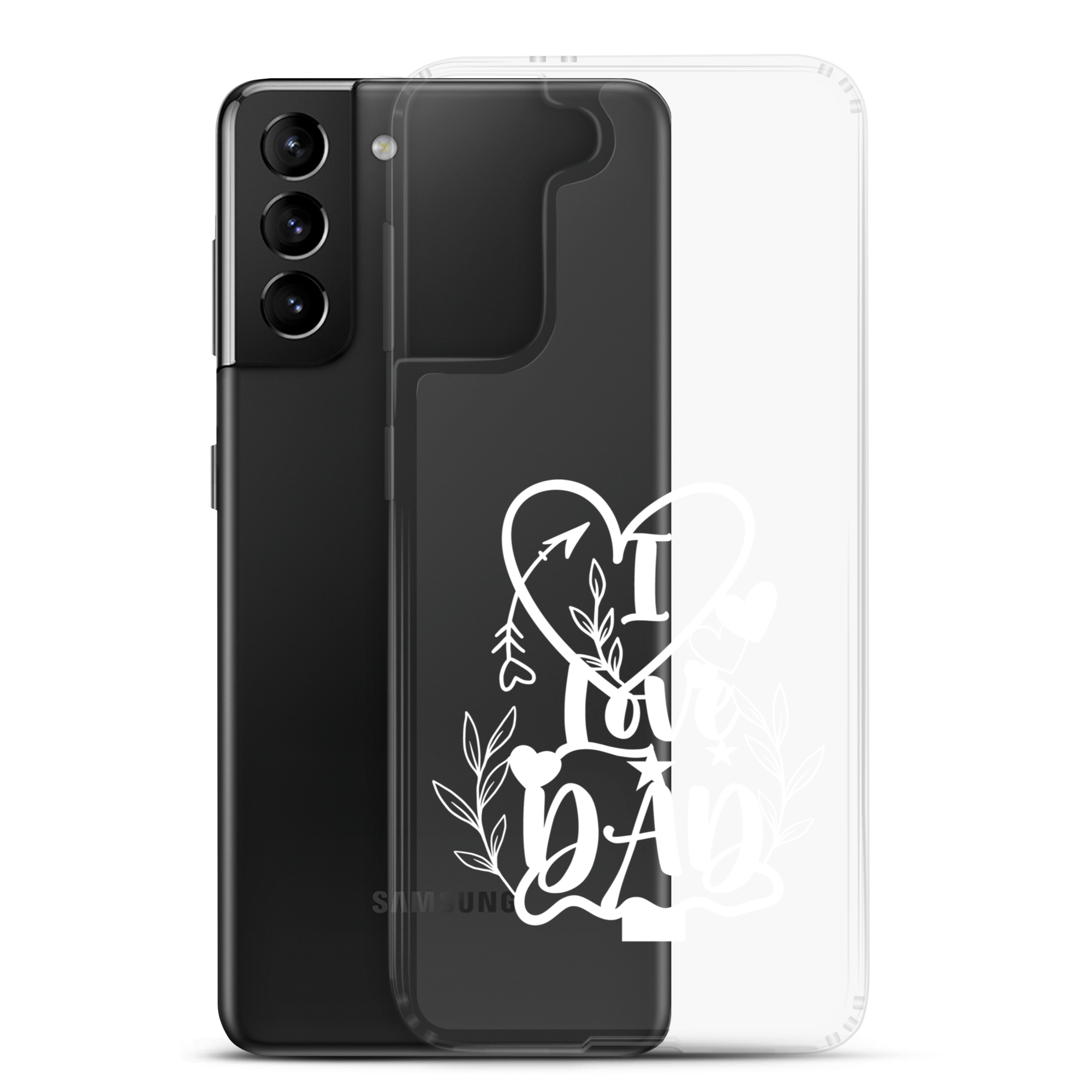 I Love Dad Clear Case for Samsung®