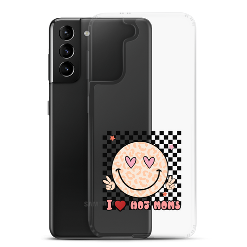 I Love Hot Moms Clear Case for Samsung®