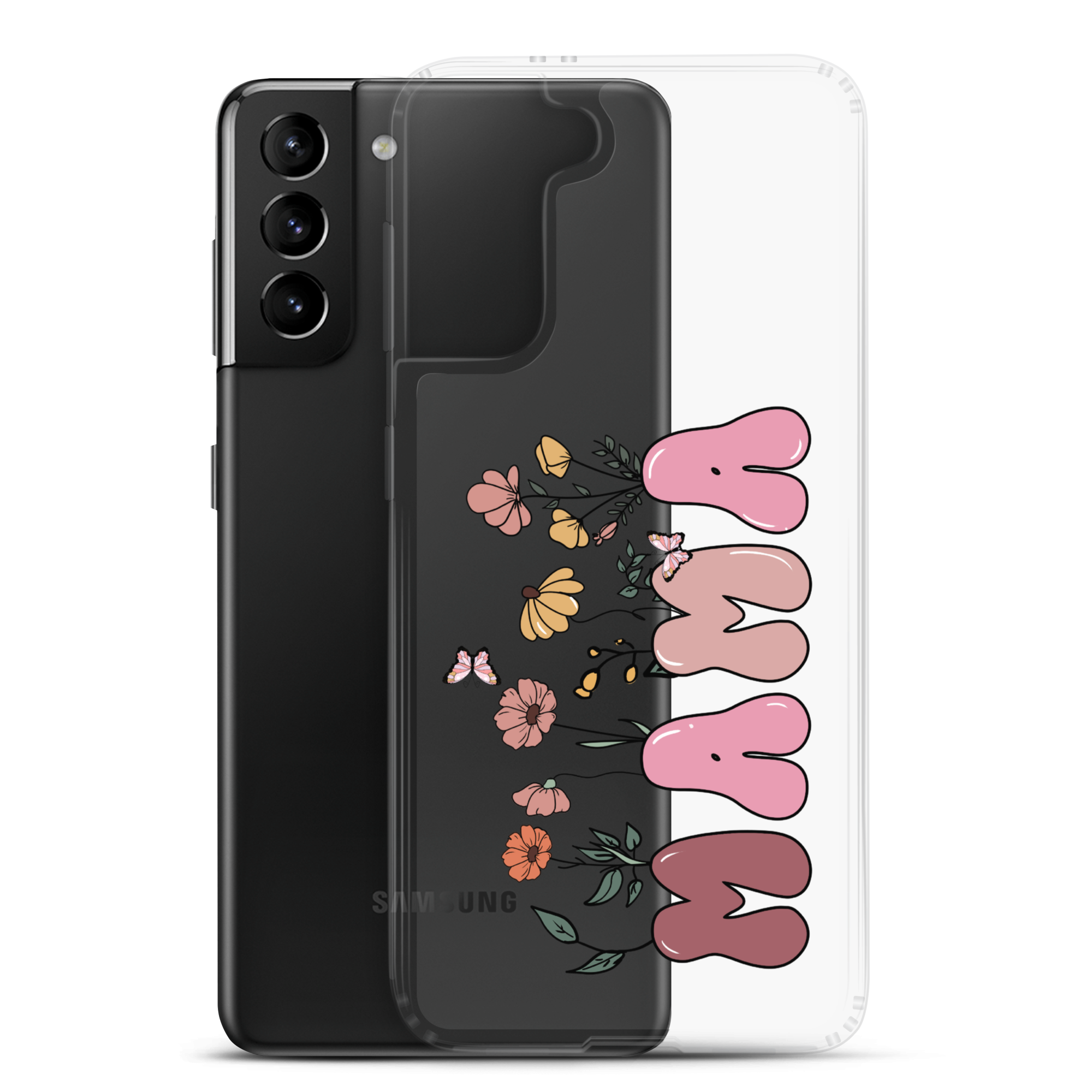 Floral Mama Clear Case for Samsung®