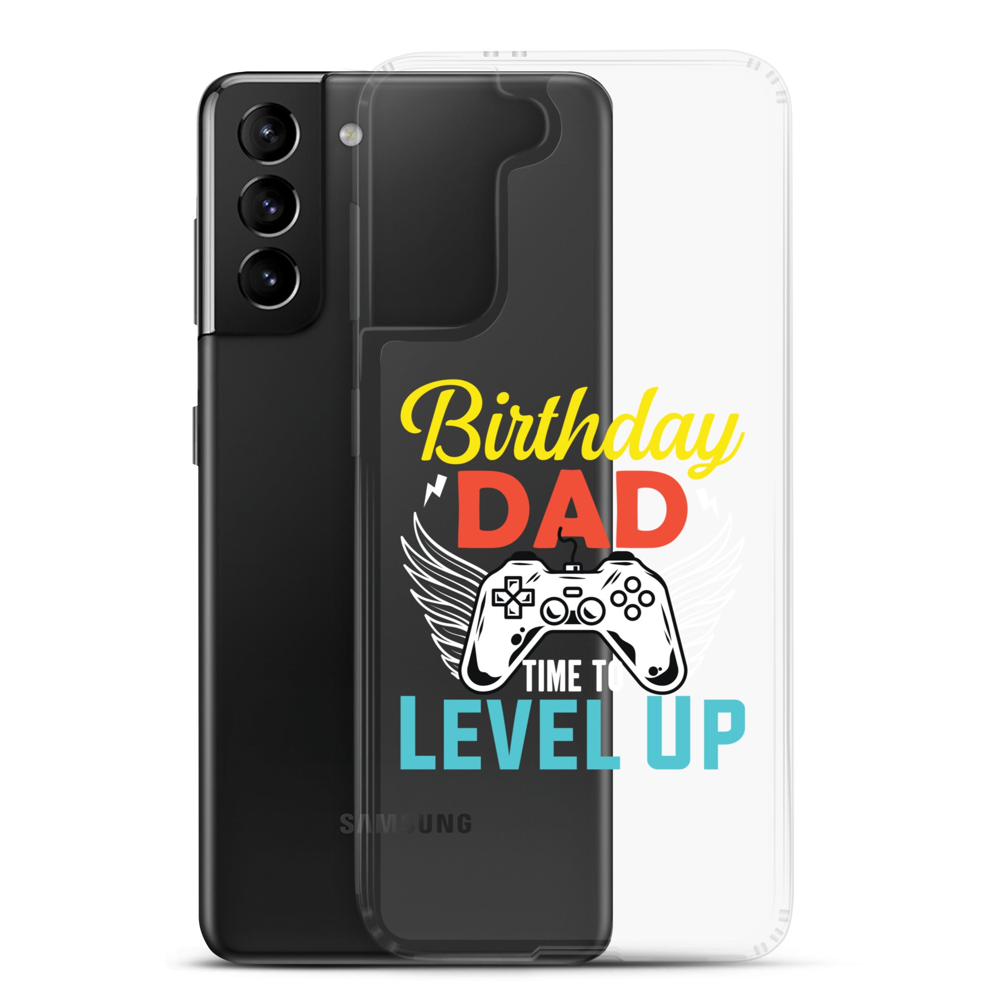 Birthday Dad Time To Level Up Clear Case for Samsung®