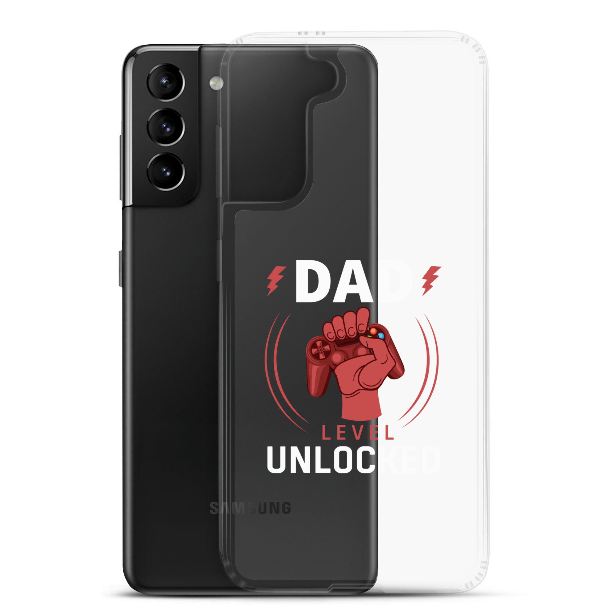 Dad Level Unlocked Clear Case for Samsung®