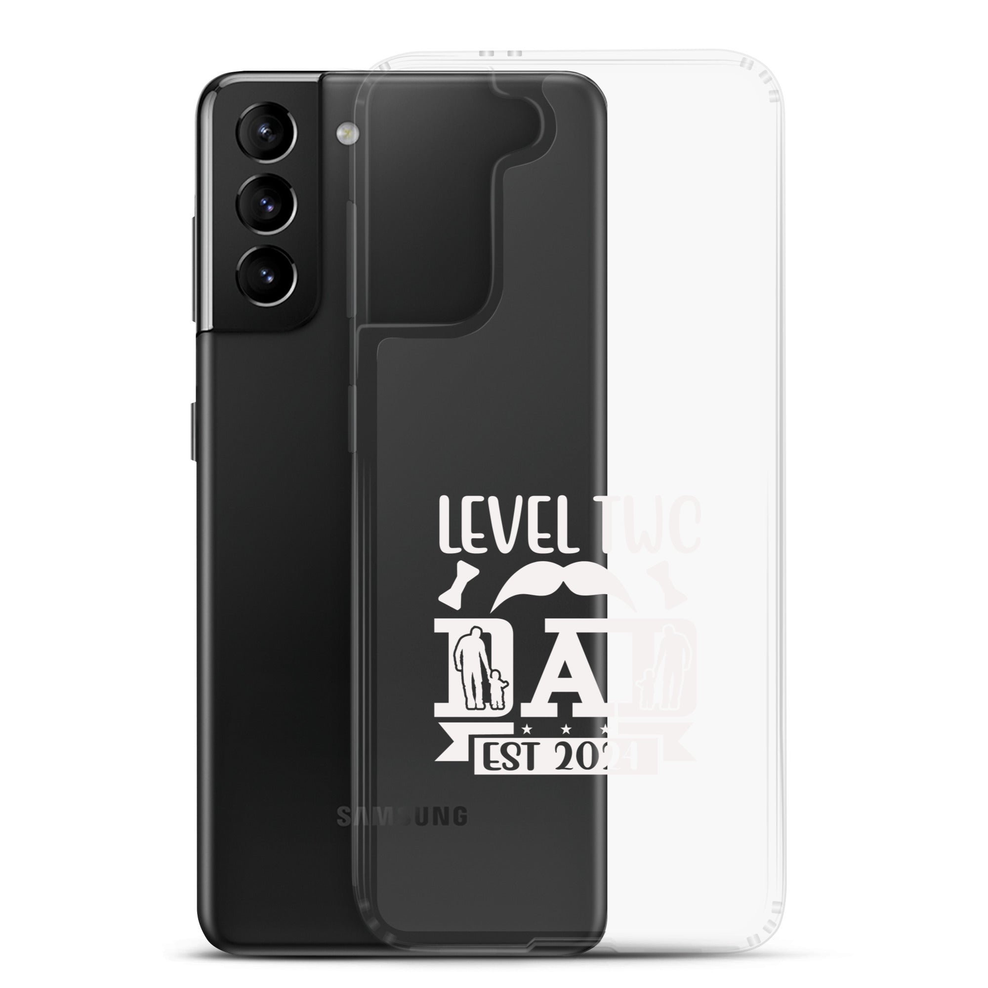 Level Two Dad Est. 2024 Clear Case for Samsung®