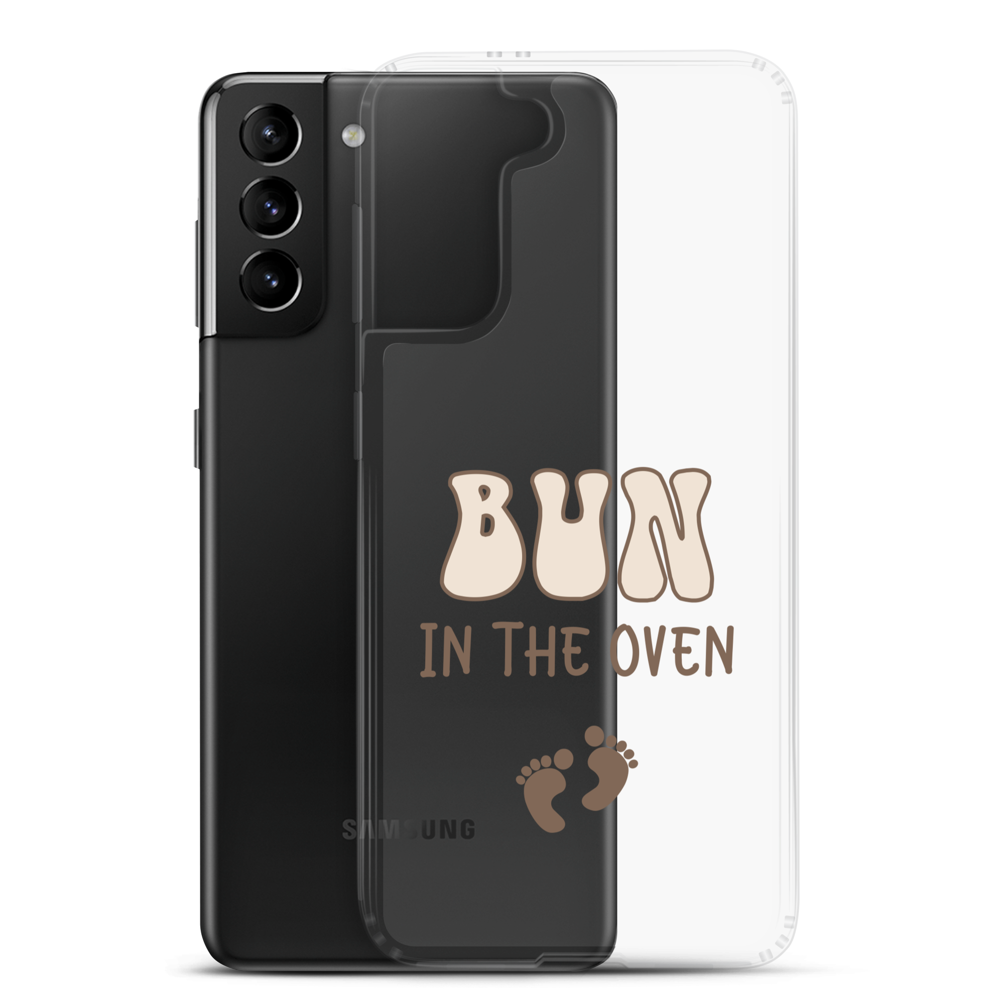 Bun In The Oven Clear Case for Samsung®