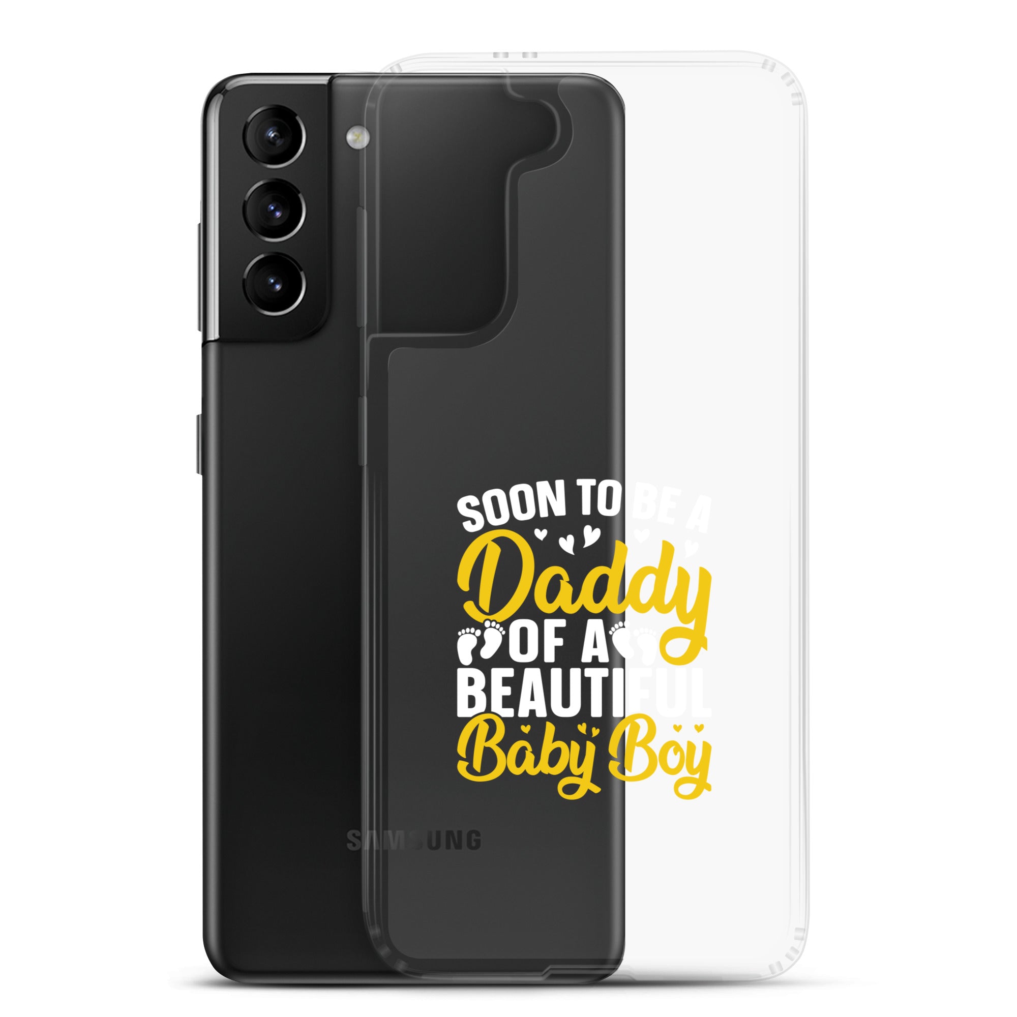 Soon To Be A Daddy For Boy Clear Case for Samsung®