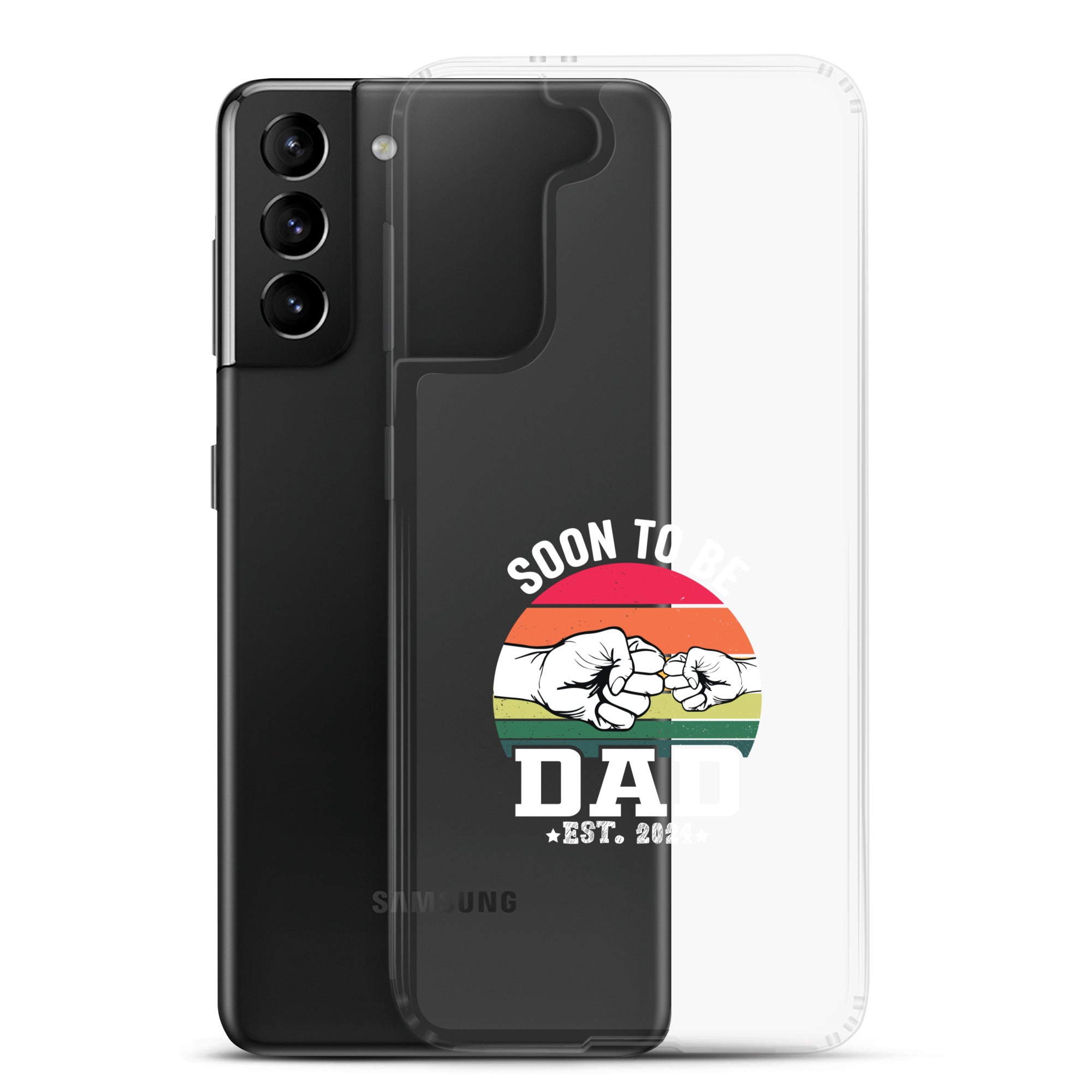 Soon To Be Dad Est. 2024 Clear Case for Samsung®