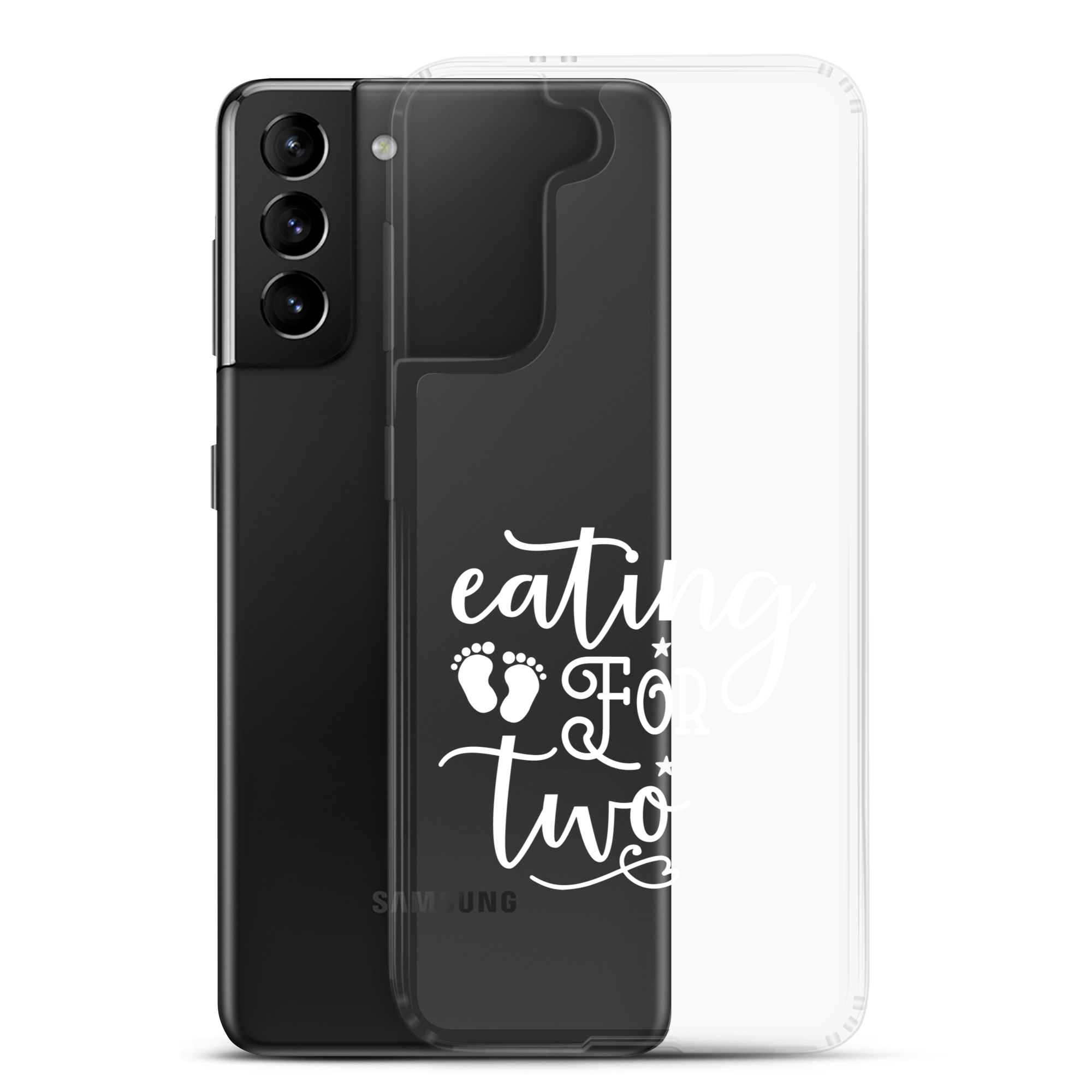 I'm Eating for Two Clear Case for Samsung®