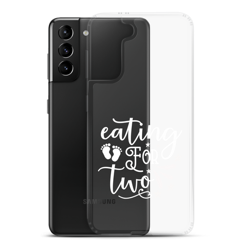 I'm Eating for Two Clear Case for Samsung®