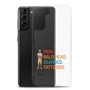 Papa, Bald Head, Bearded, Tattooed Clear Case for Samsung®