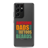 Awesome Dads Tattoos Beards Clear Case for Samsung®