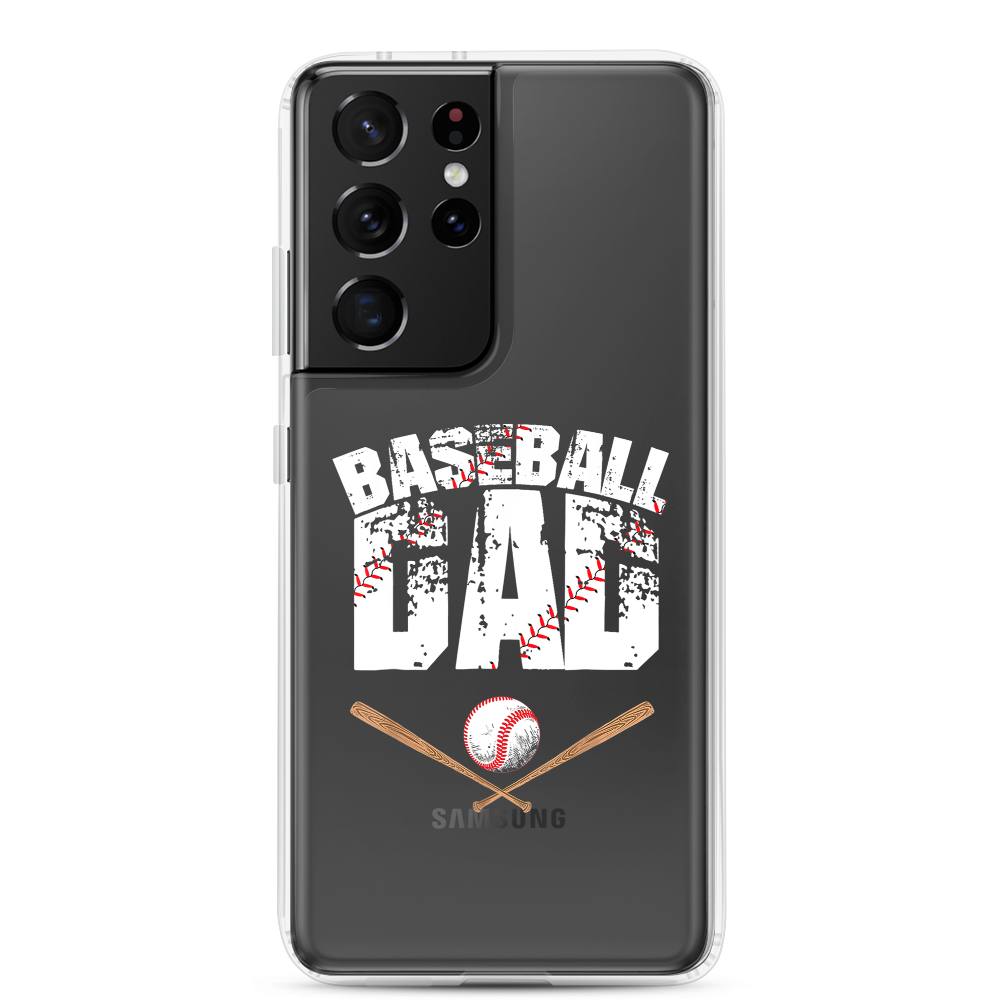 Baseball Dad Clear Case for Samsung®