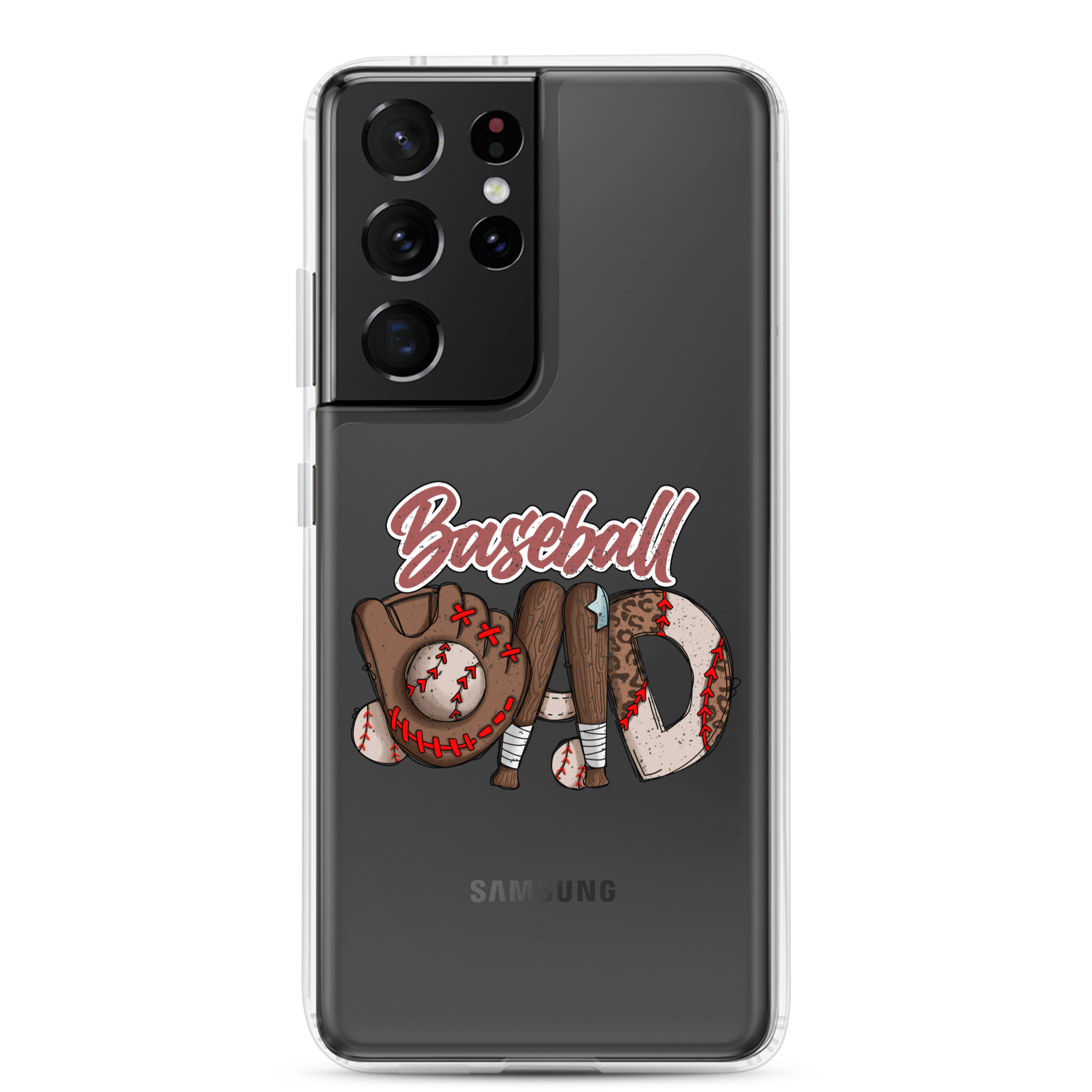 Baseball Dad Clear Case for Samsung®