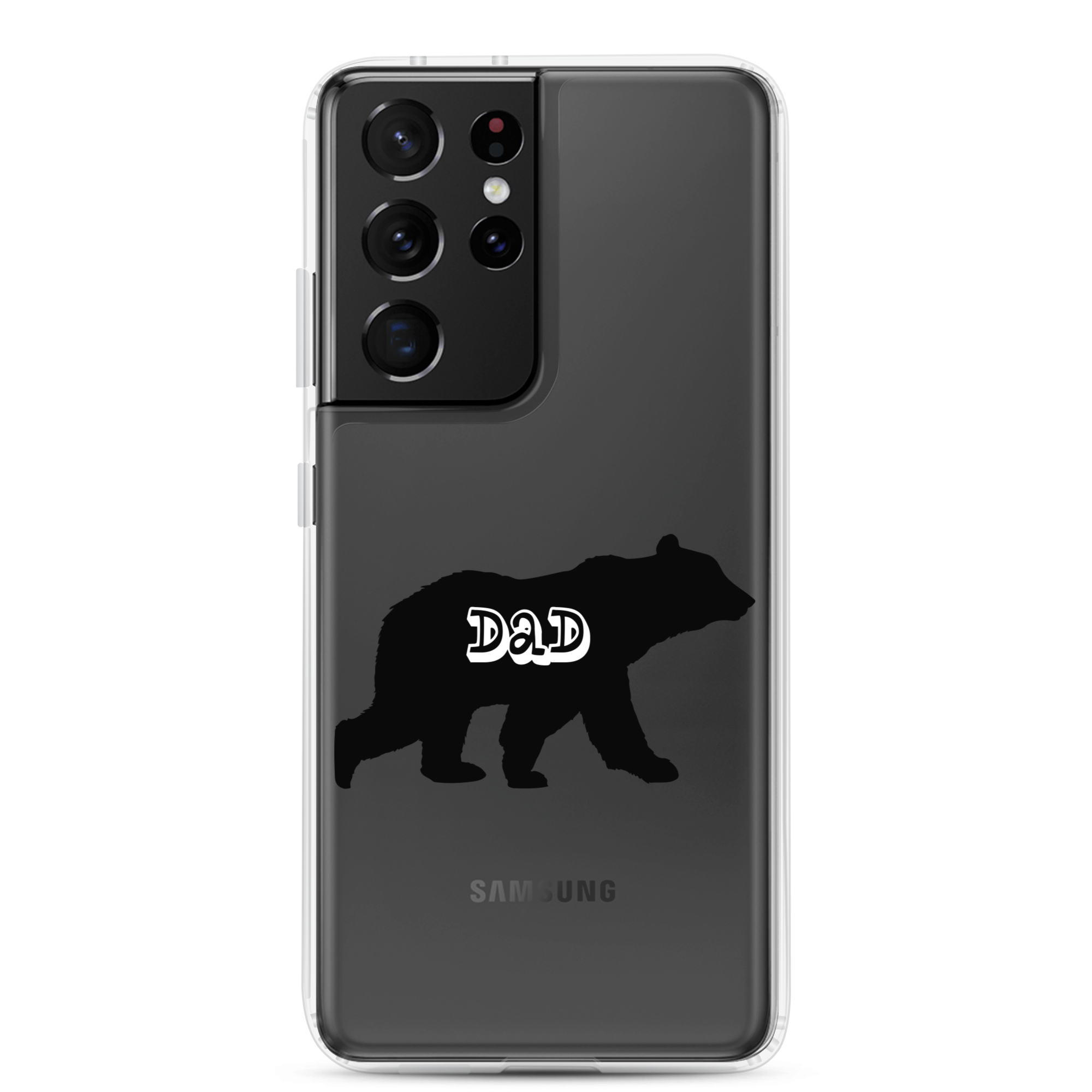 Bear Dad Clear Case for Samsung®