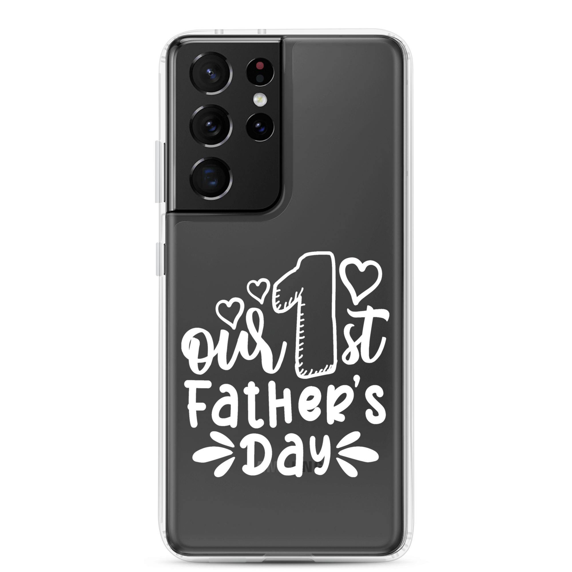 Our First Father's Day Clear Case for Samsung®