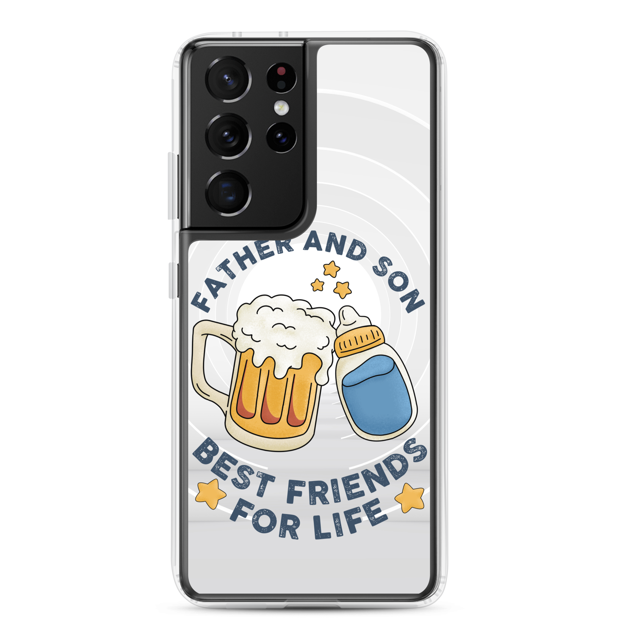 Father And Son Best Friends For Life Clear Case for Samsung®