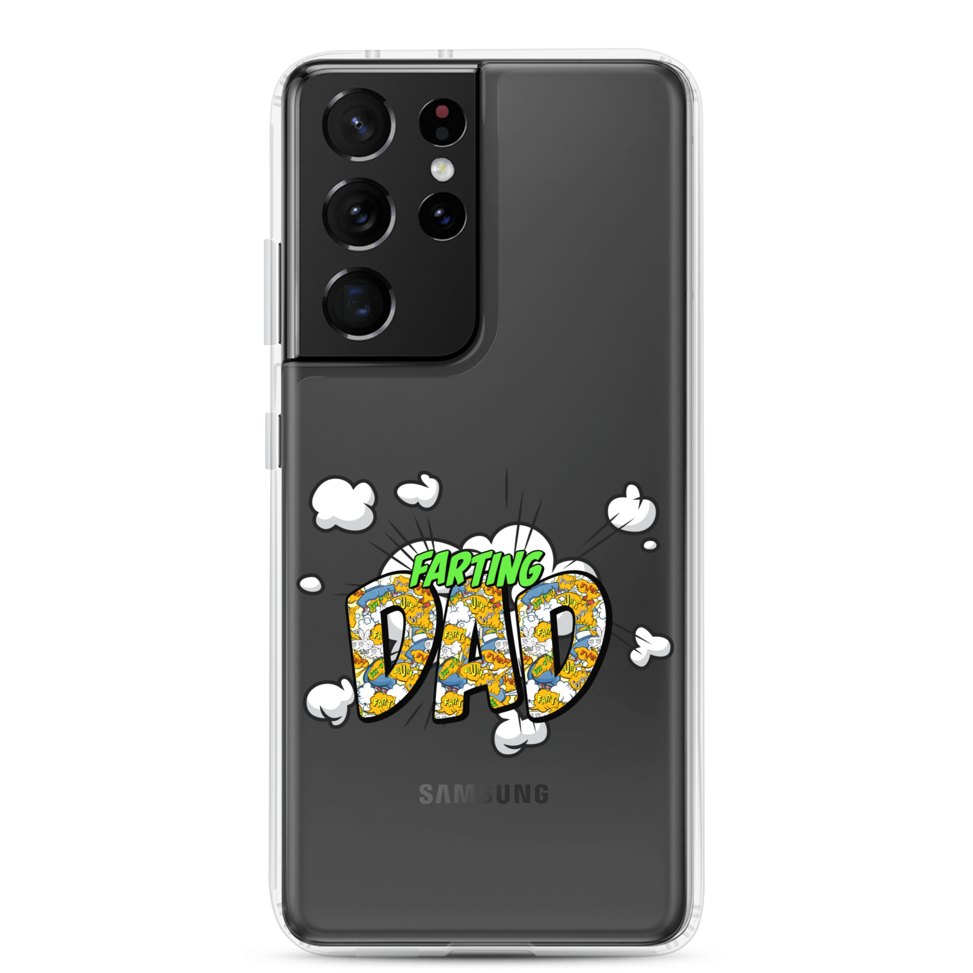 Farting Dad Clear Case for Samsung®