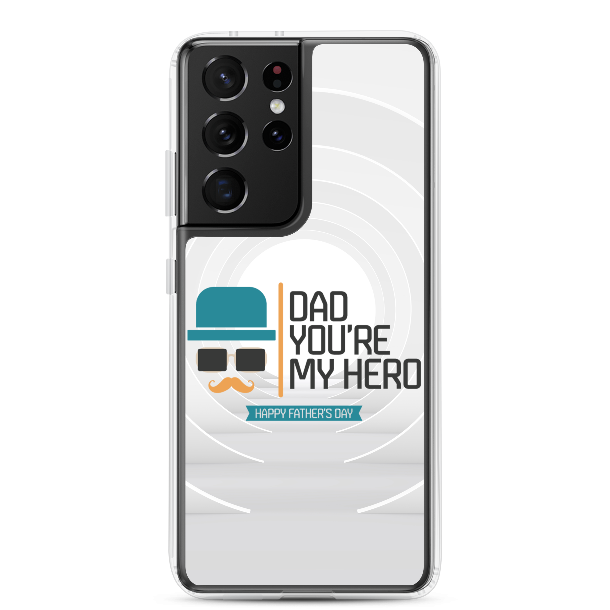 Dad You're My Hero Happy Father's Day Clear Case for Samsung®