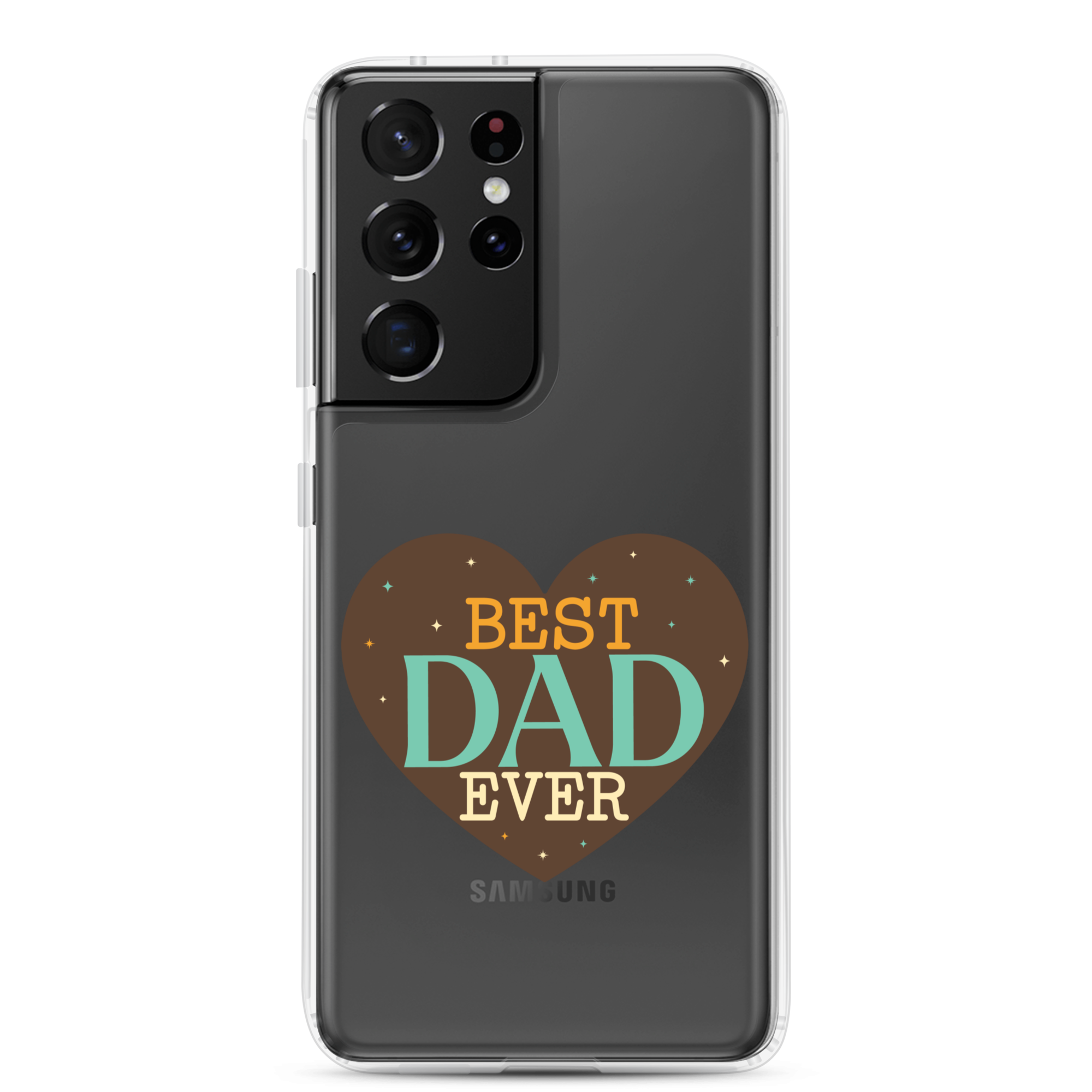 Best Dad Ever Clear Case for Samsung®