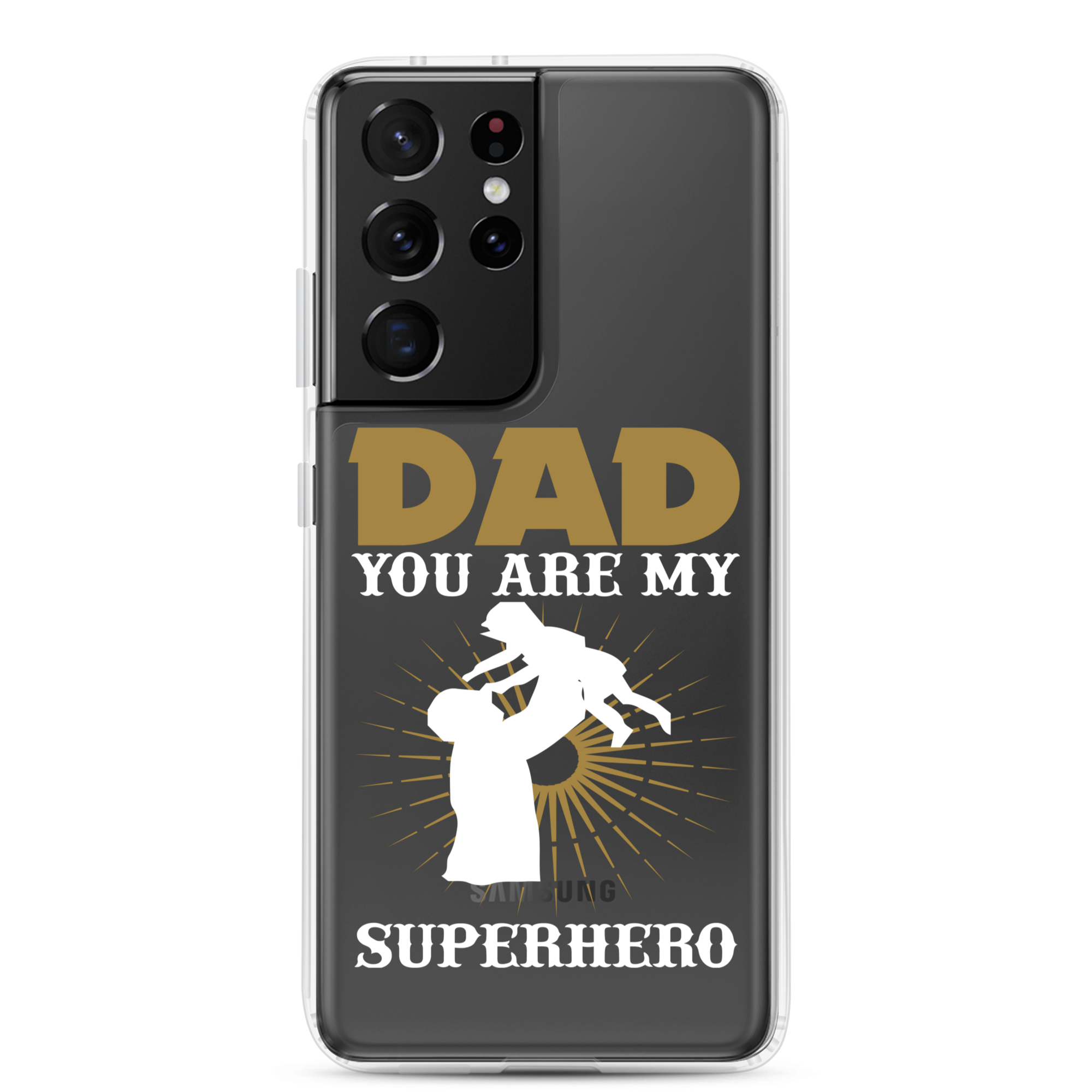 Dad You Are My Superhero Clear Case for Samsung®