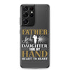 Father And Daughter Tide By Hand Heart To Heart Clear Case for Samsung®