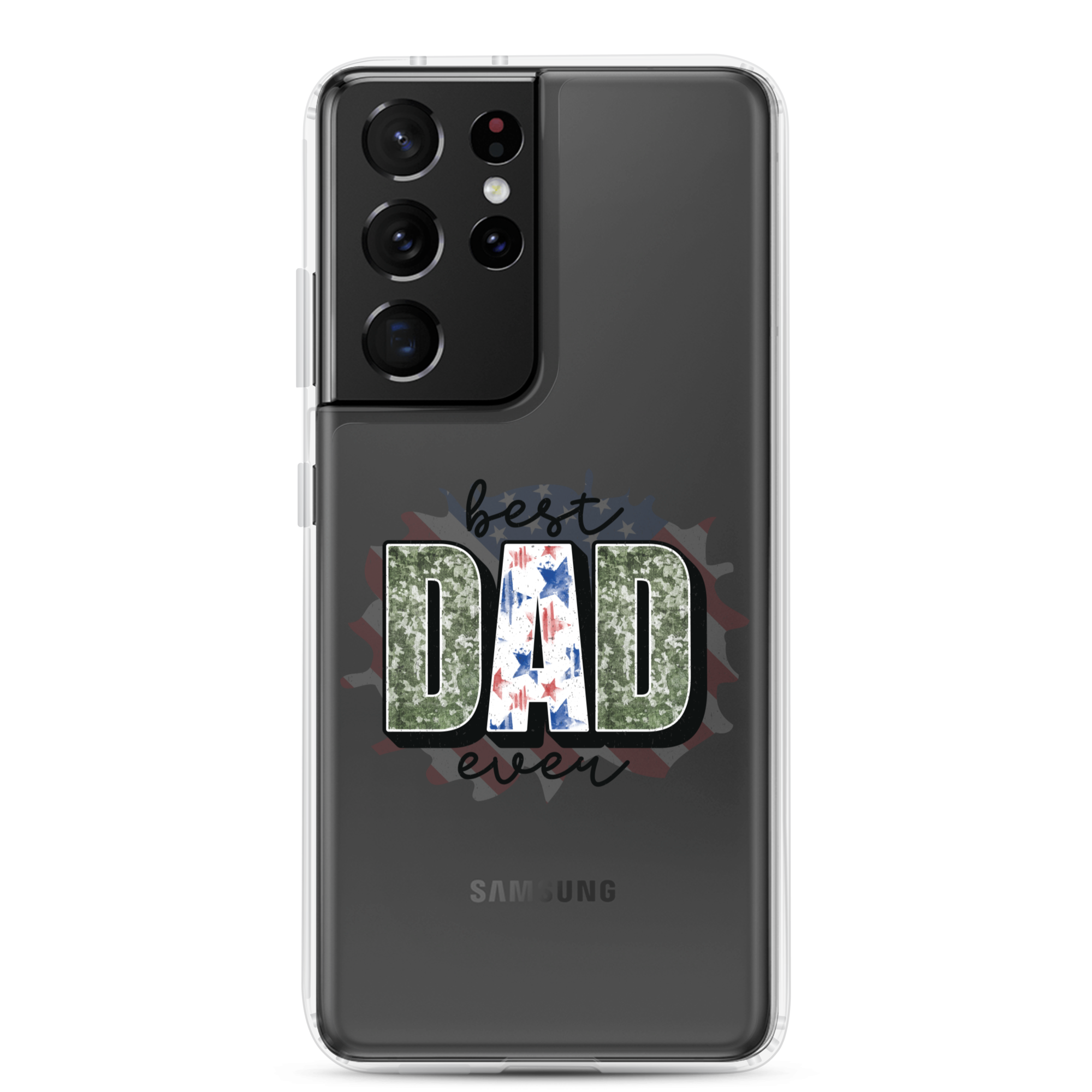 Best Dad Ever Clear Case for Samsung®