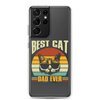 Best Cat Dad Ever Clear Case for Samsung®