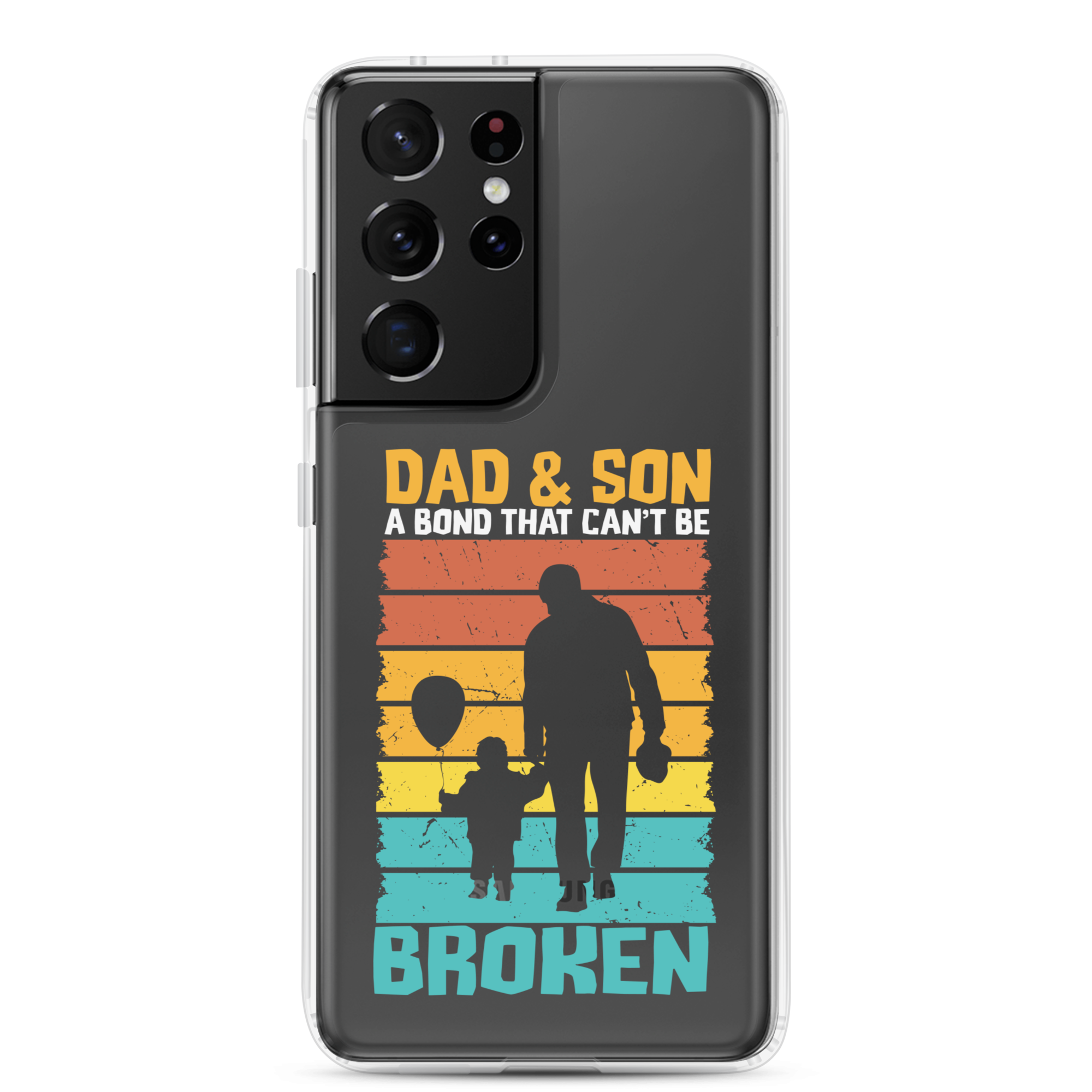 Dad And Son A Bond that can't Be Broken Clear Case for Samsung®